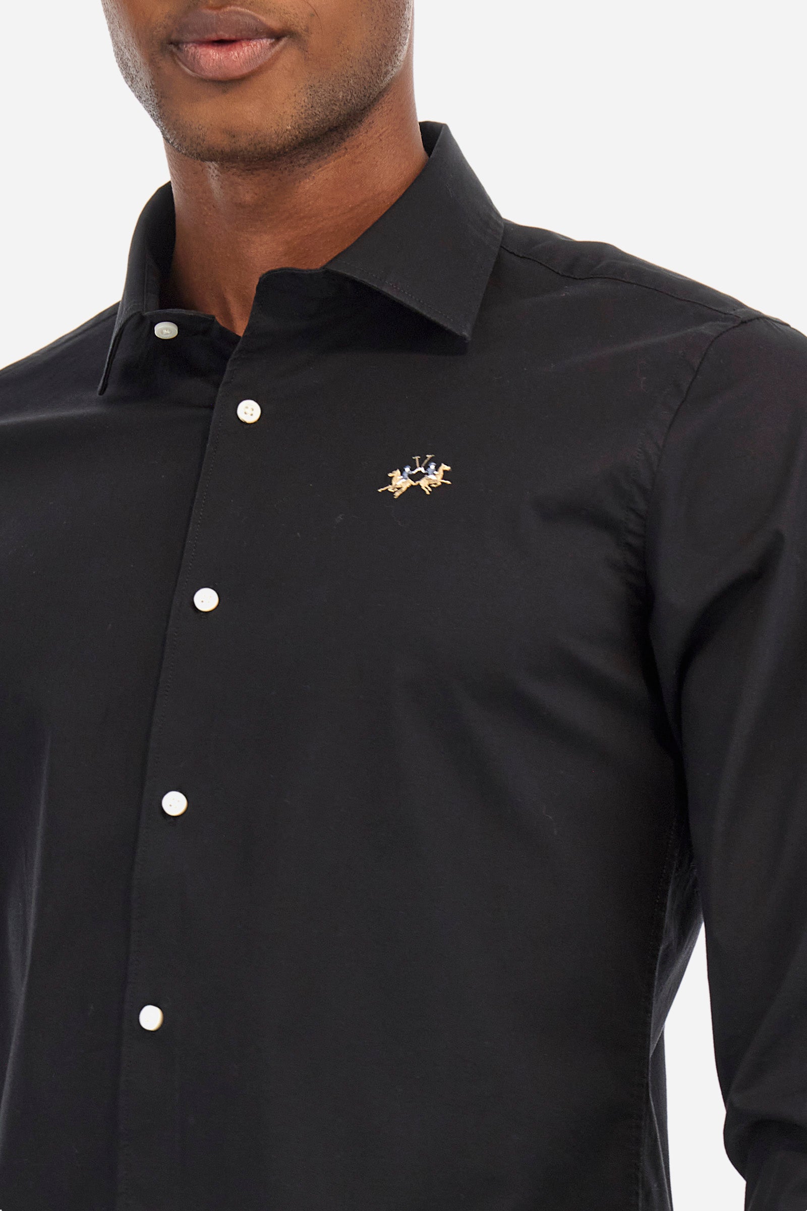 Slim fit stretch cotton shirt - Garrik