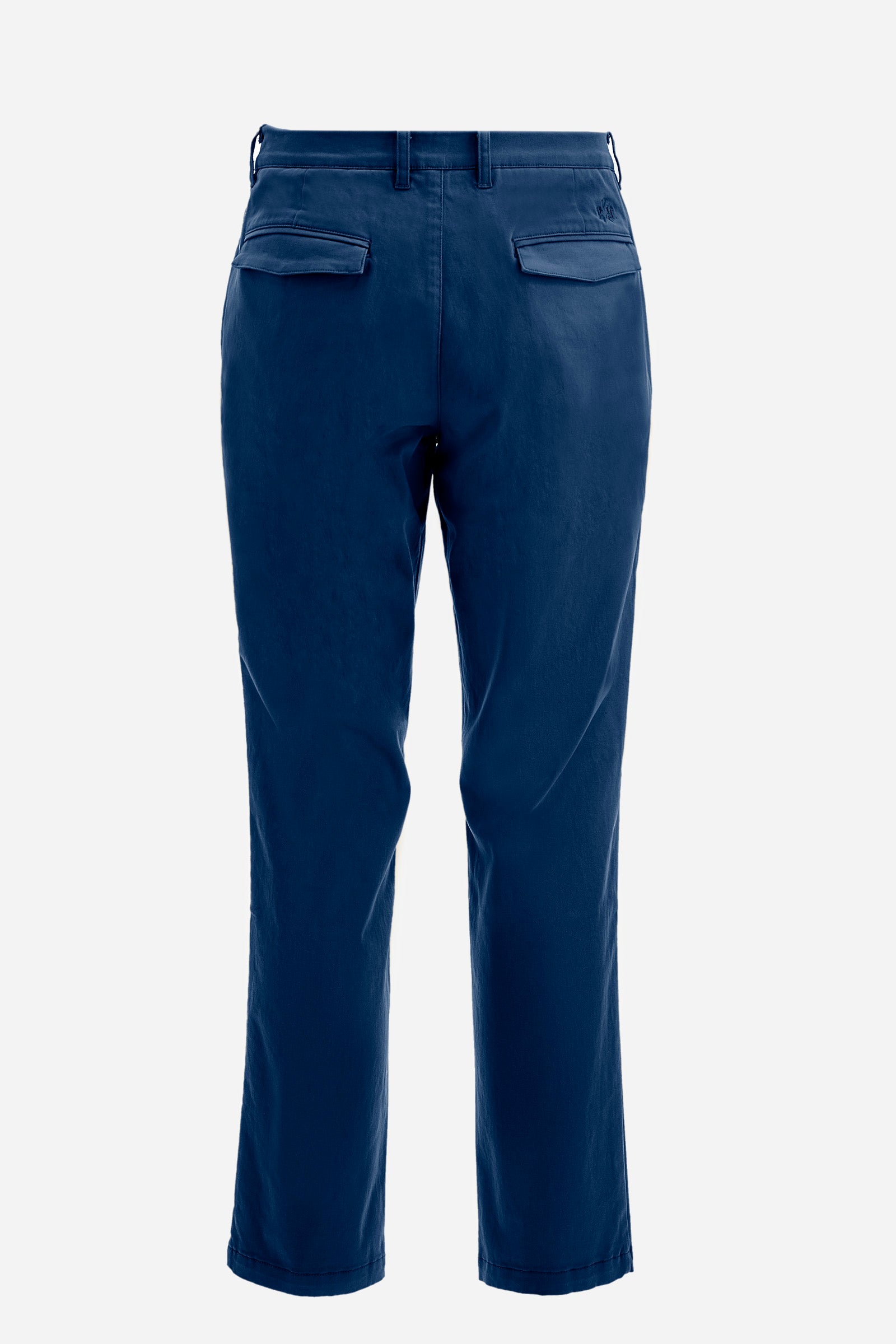 Regular fit stretch cotton chinos - Zenovio