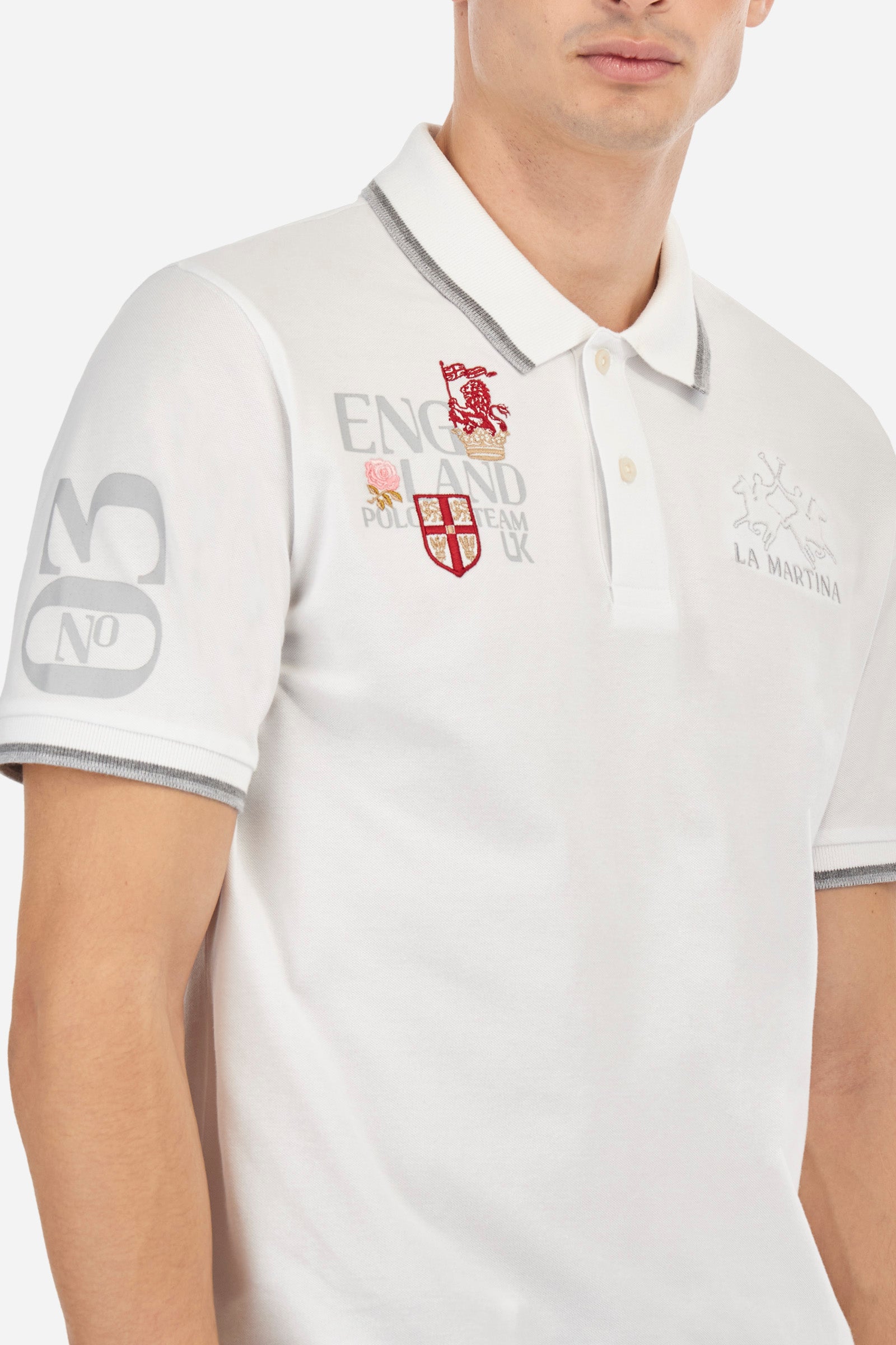 Regular-Fit-Poloshirt aus Baumwoll-Piqué - Arminio