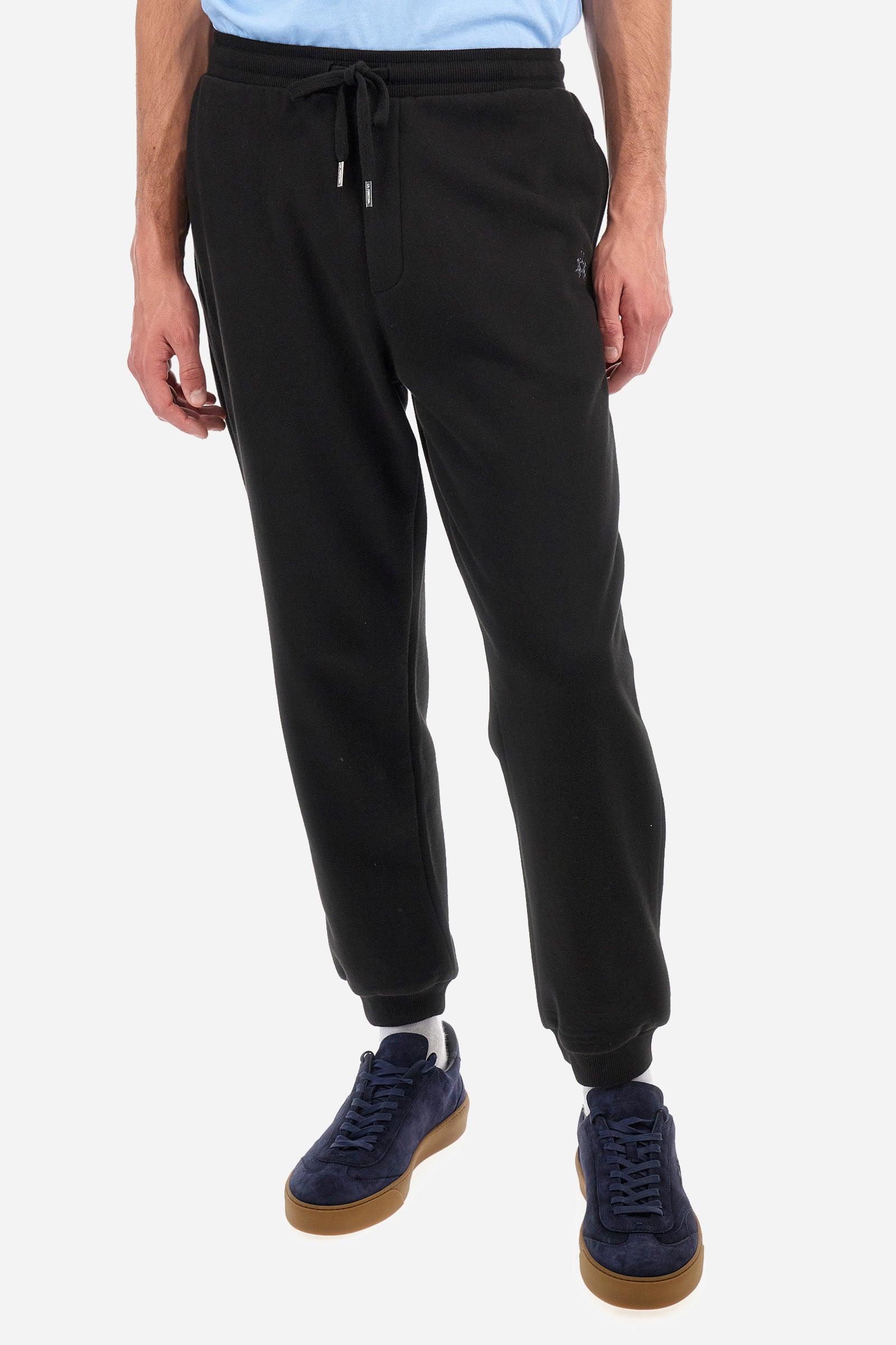 Regular fit cotton jogging bottoms - Zakai