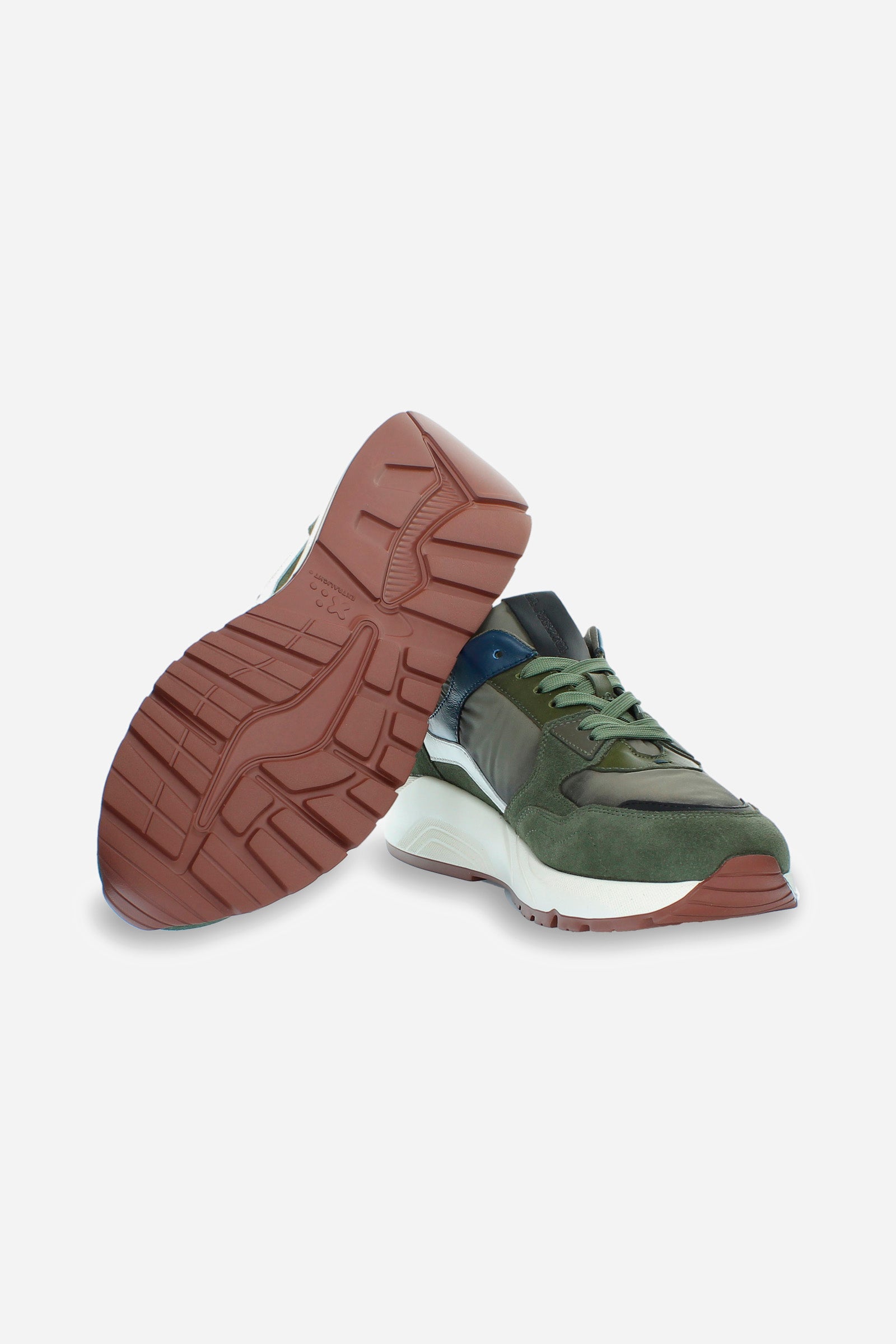 Men's multi-coloured trainer in suede - "INDIPENDENCIA 1810"