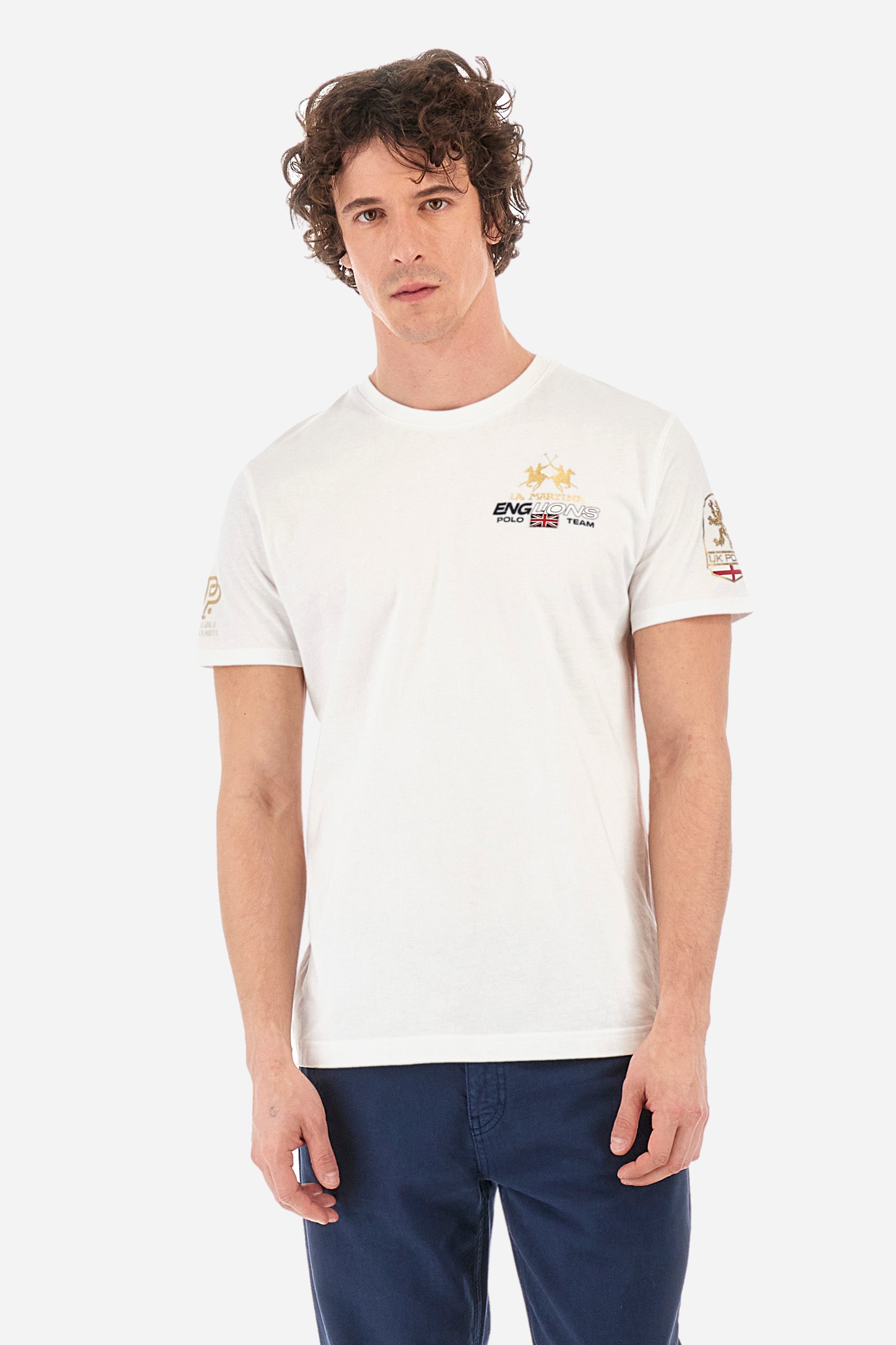 Regular-fit cotton T-shirt - Yvon