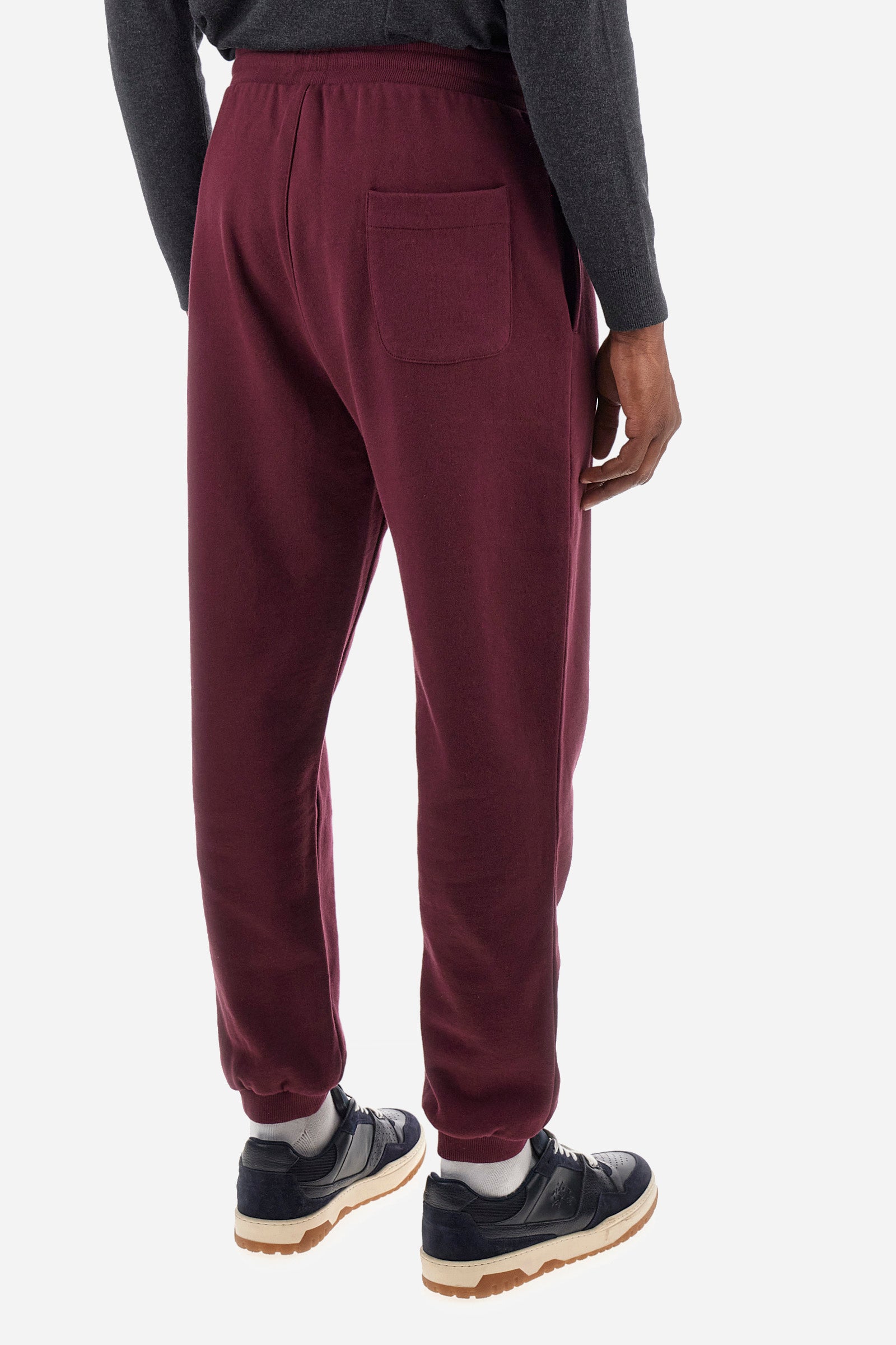 Regular fit cotton jogging bottoms - Zakai