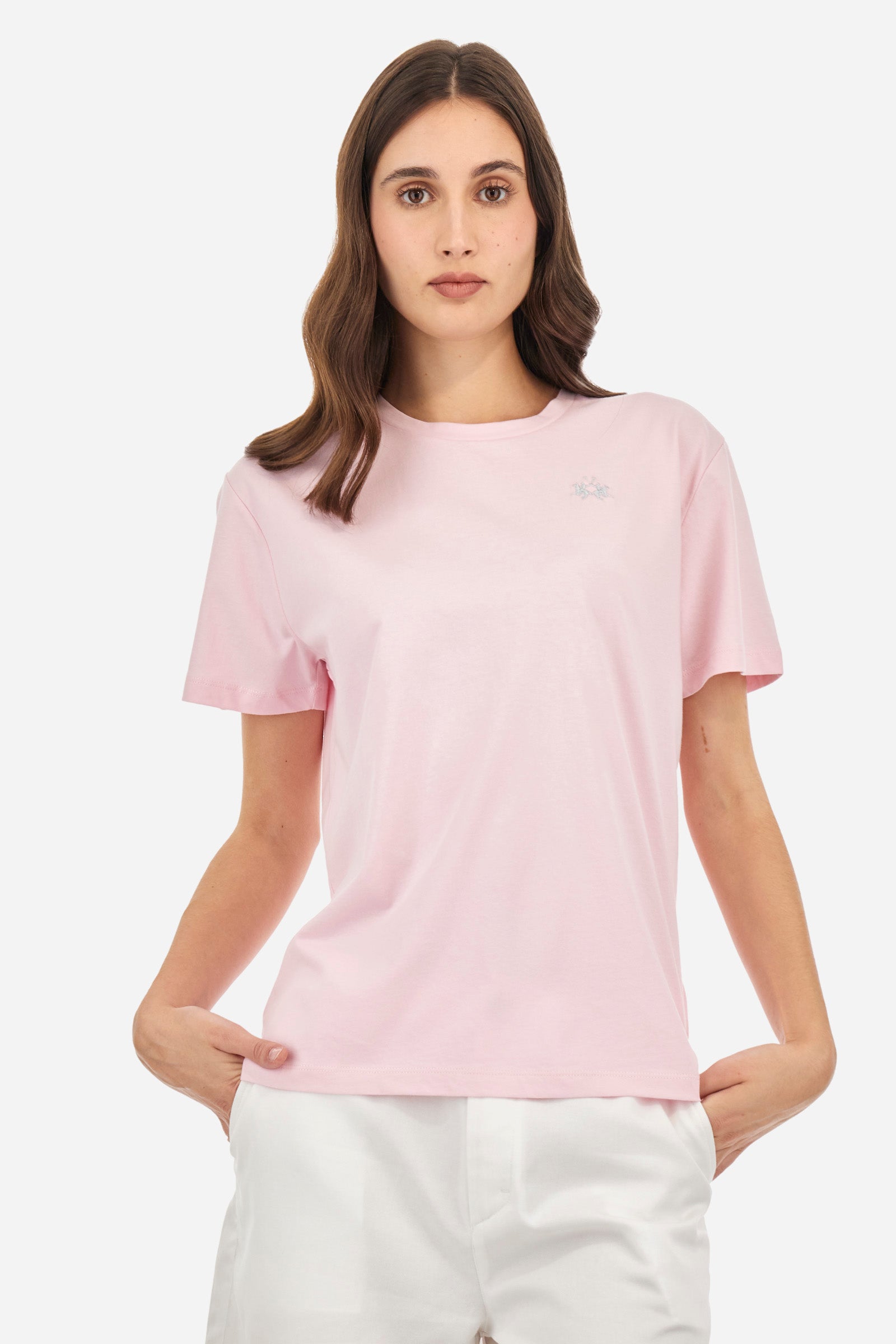 T-shirt coupe classique en coton jersey - Alessia