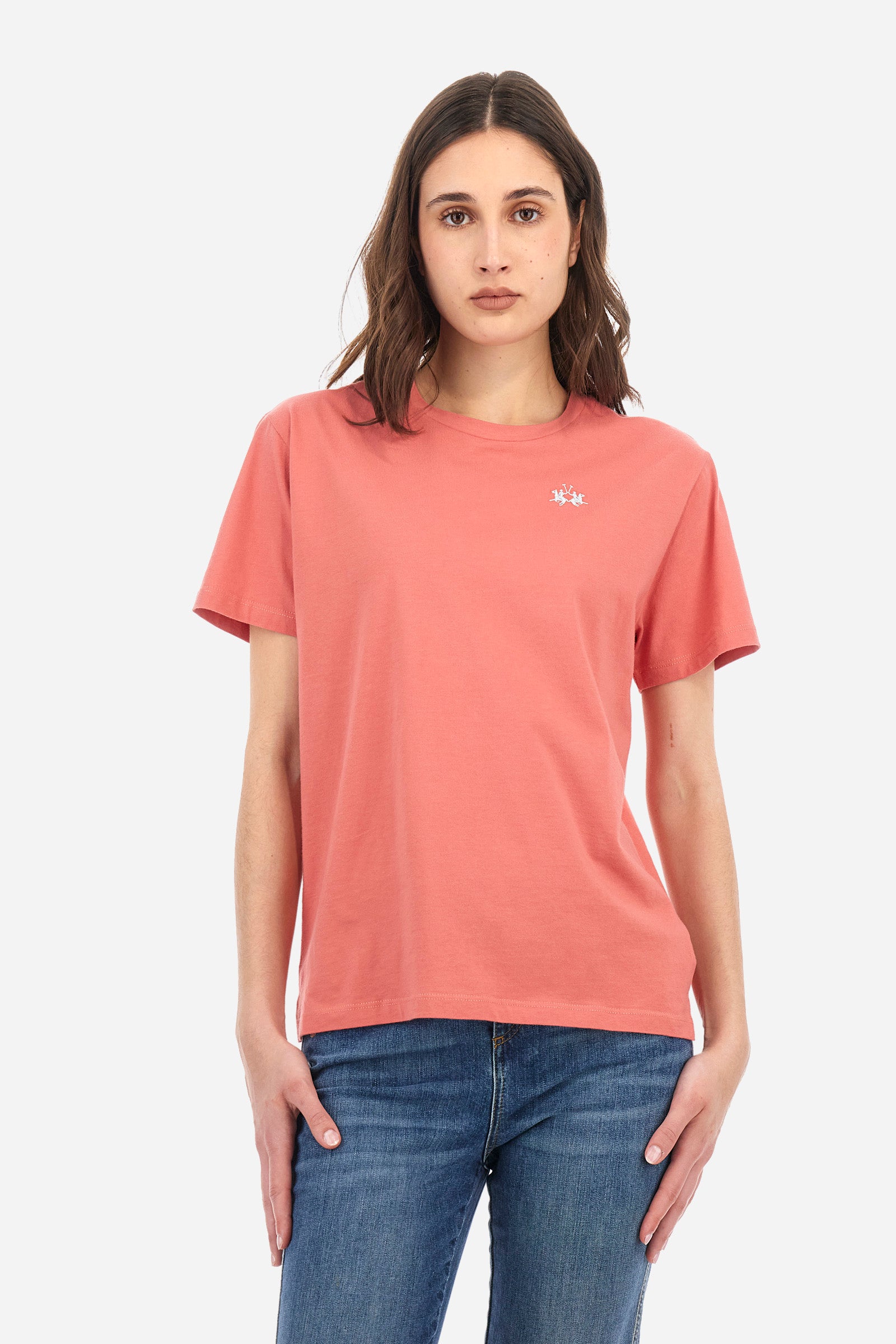 T-shirt in cotone jersey regular fit - Alessia