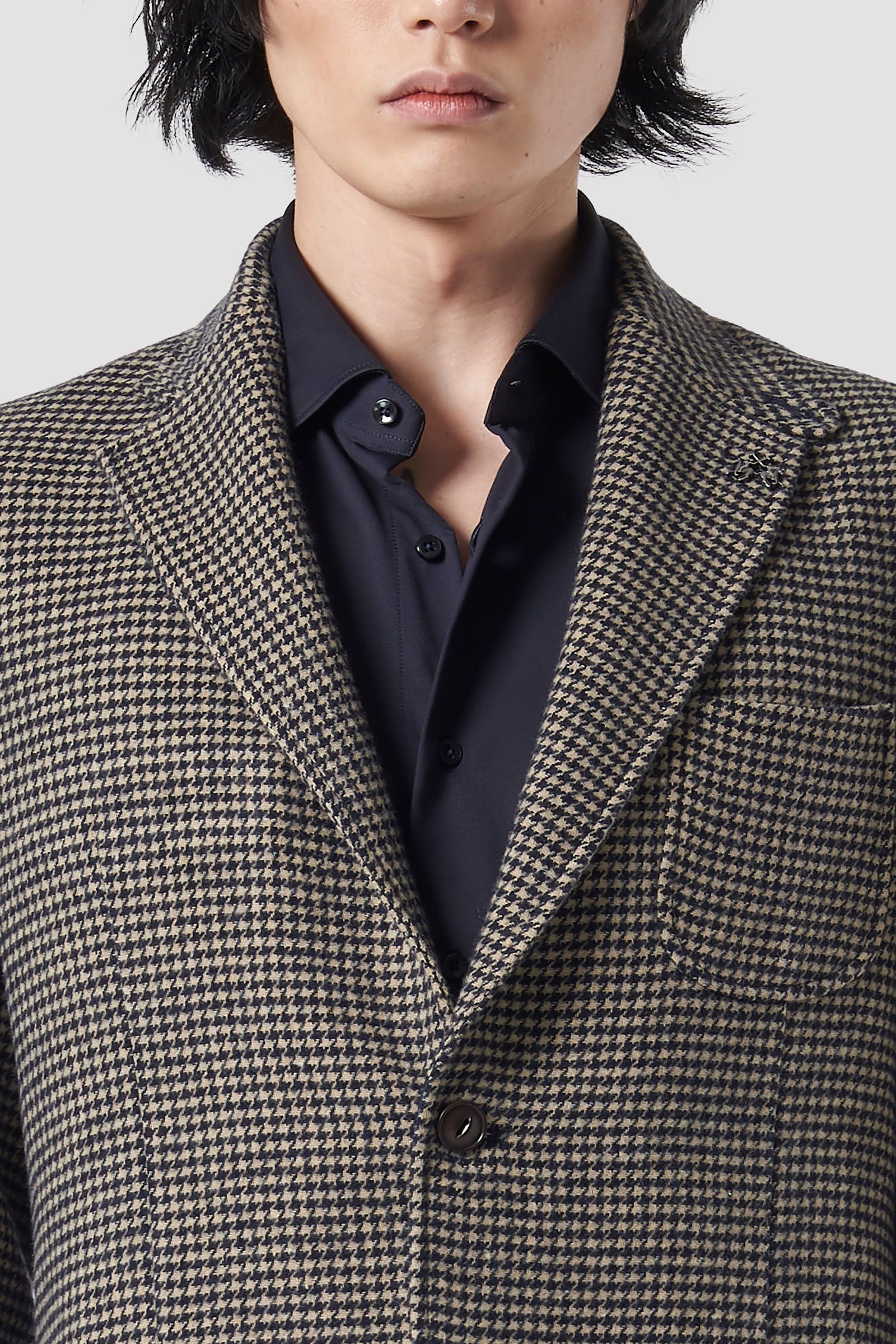 Wool-blend blazer