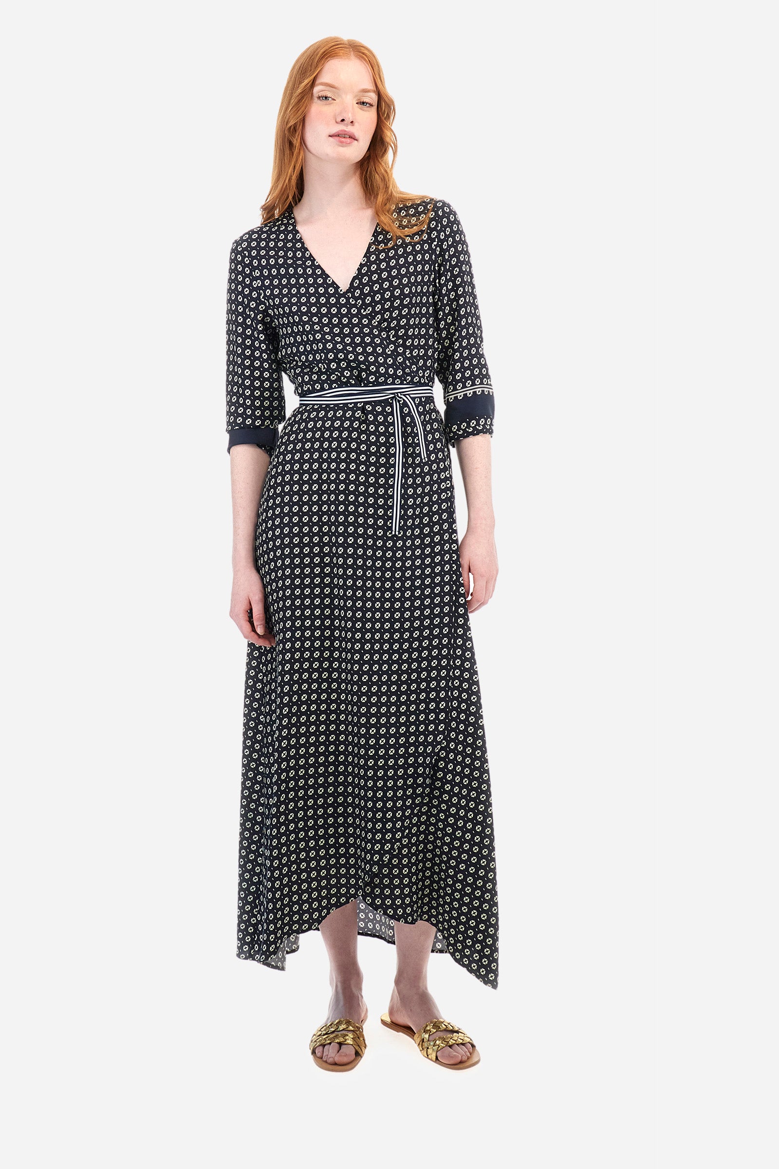 Viscose twill dress in regular fit - Aria