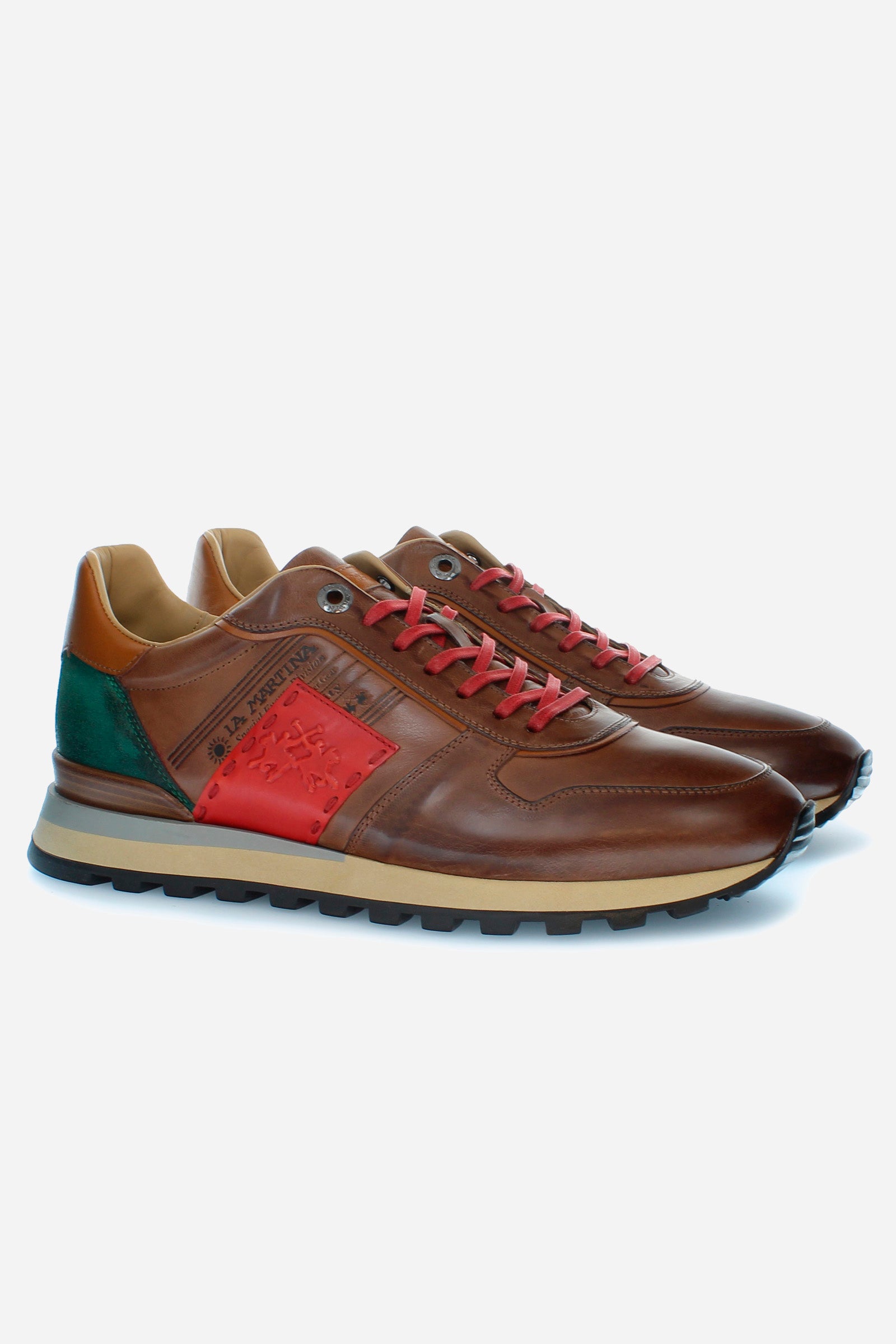 Men's calfskin trainers