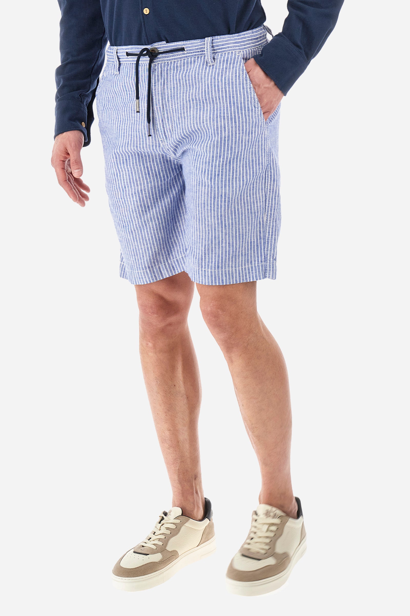 Regular-fit chino Bermudas in cotton - Young