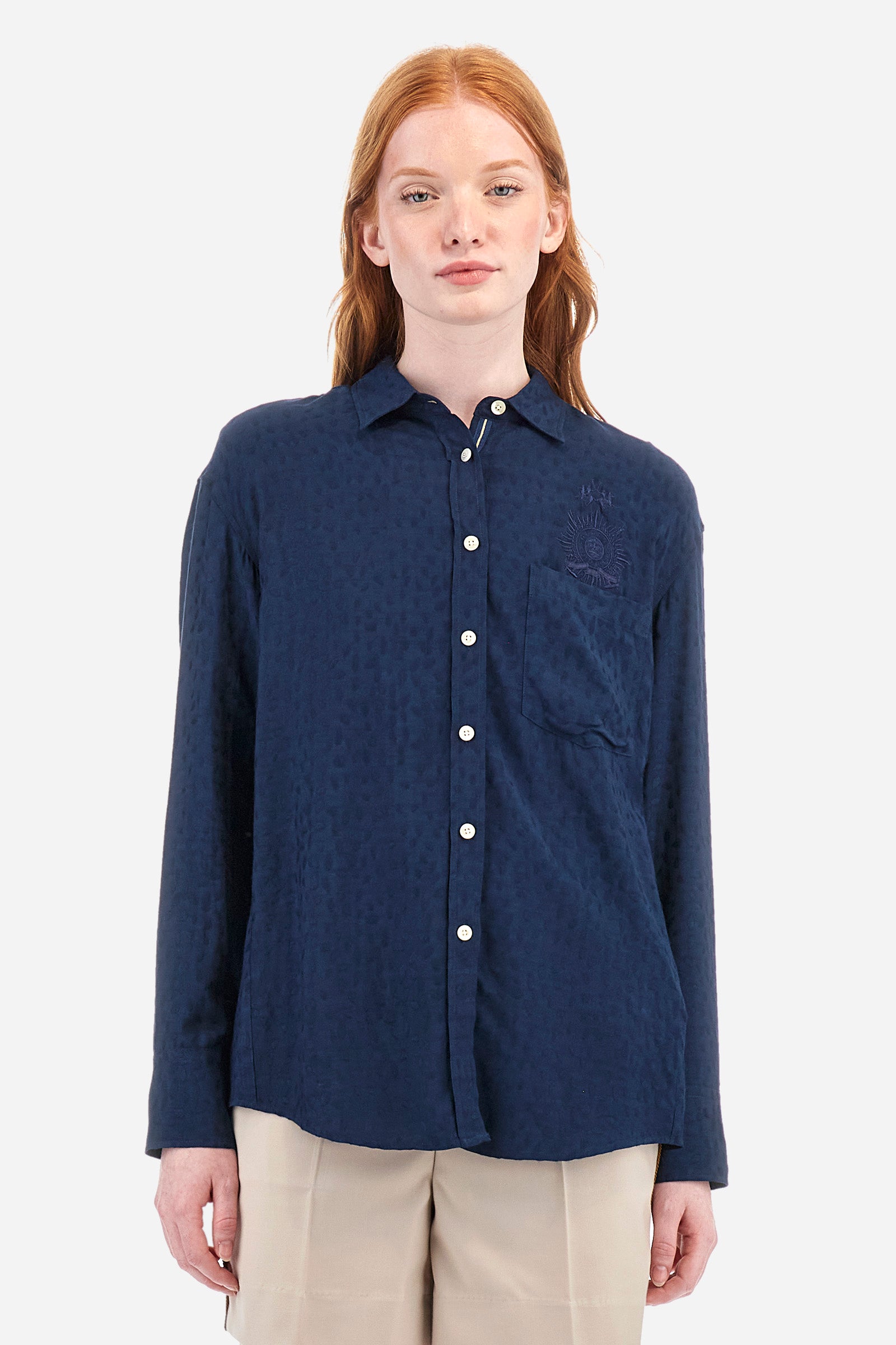 Regular fit Guards shirt in viscose - Zafira