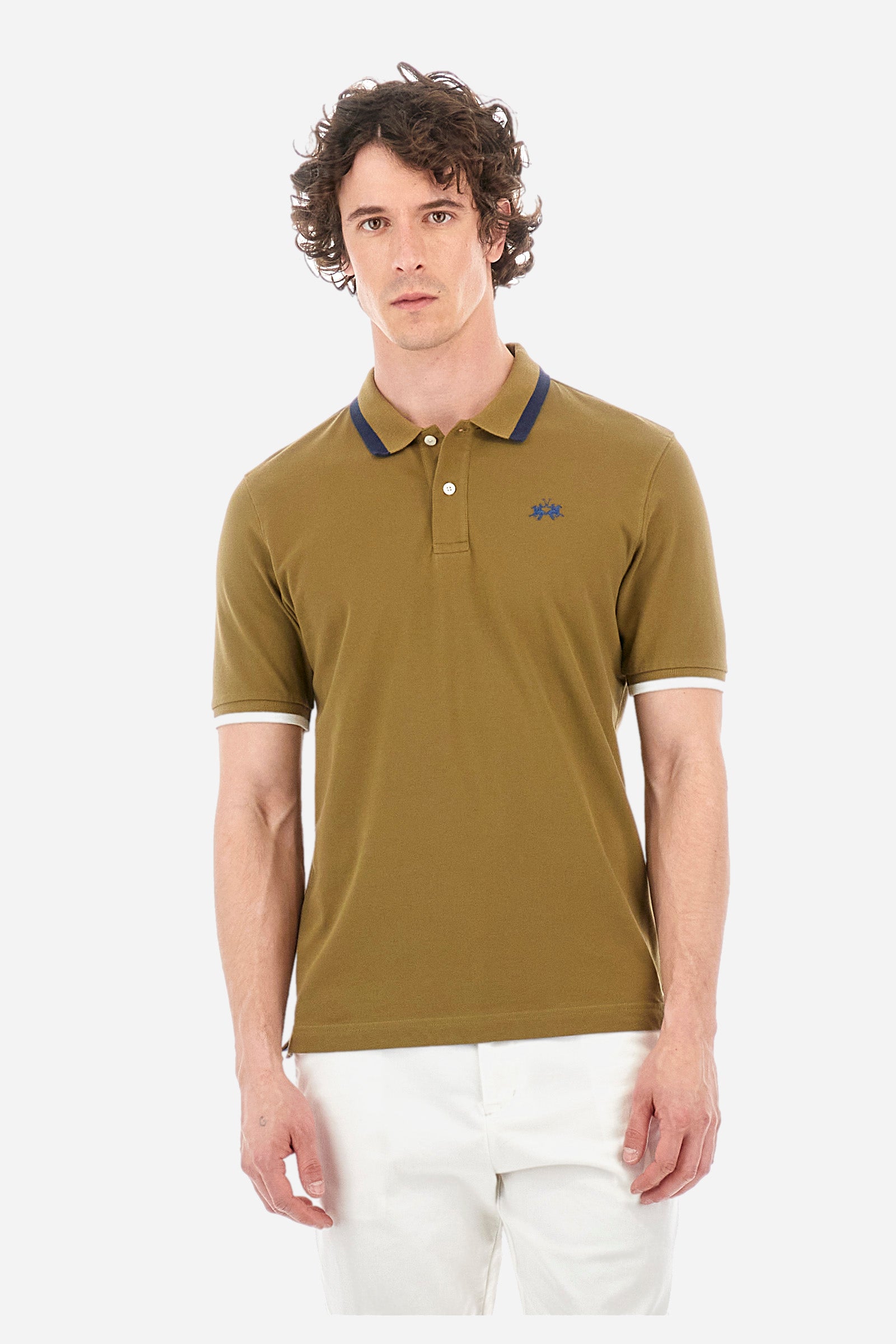Polo coupe slim en coton stretch - Russell