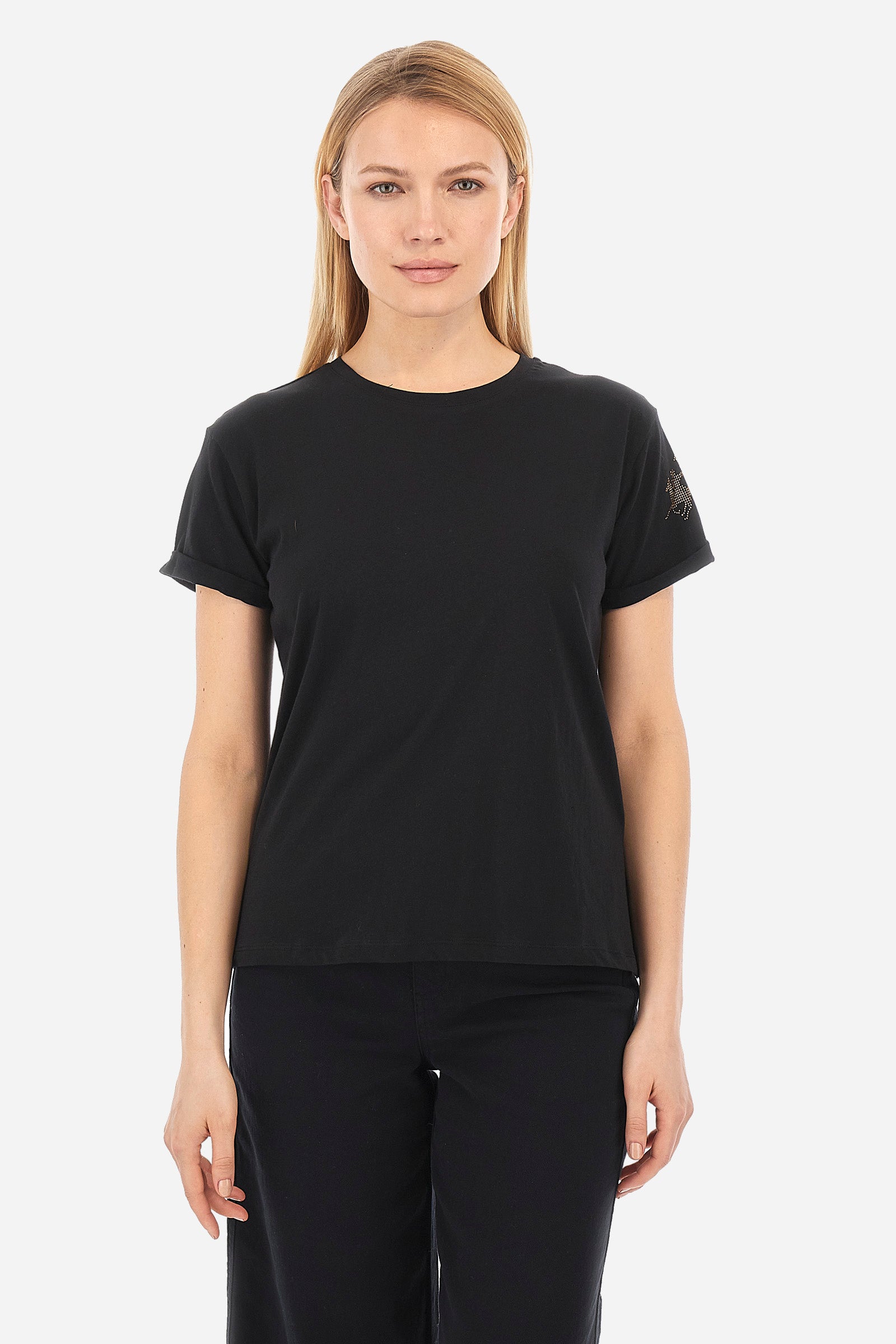 T-Shirt aus Baumwolle, Regular Fit – Alba