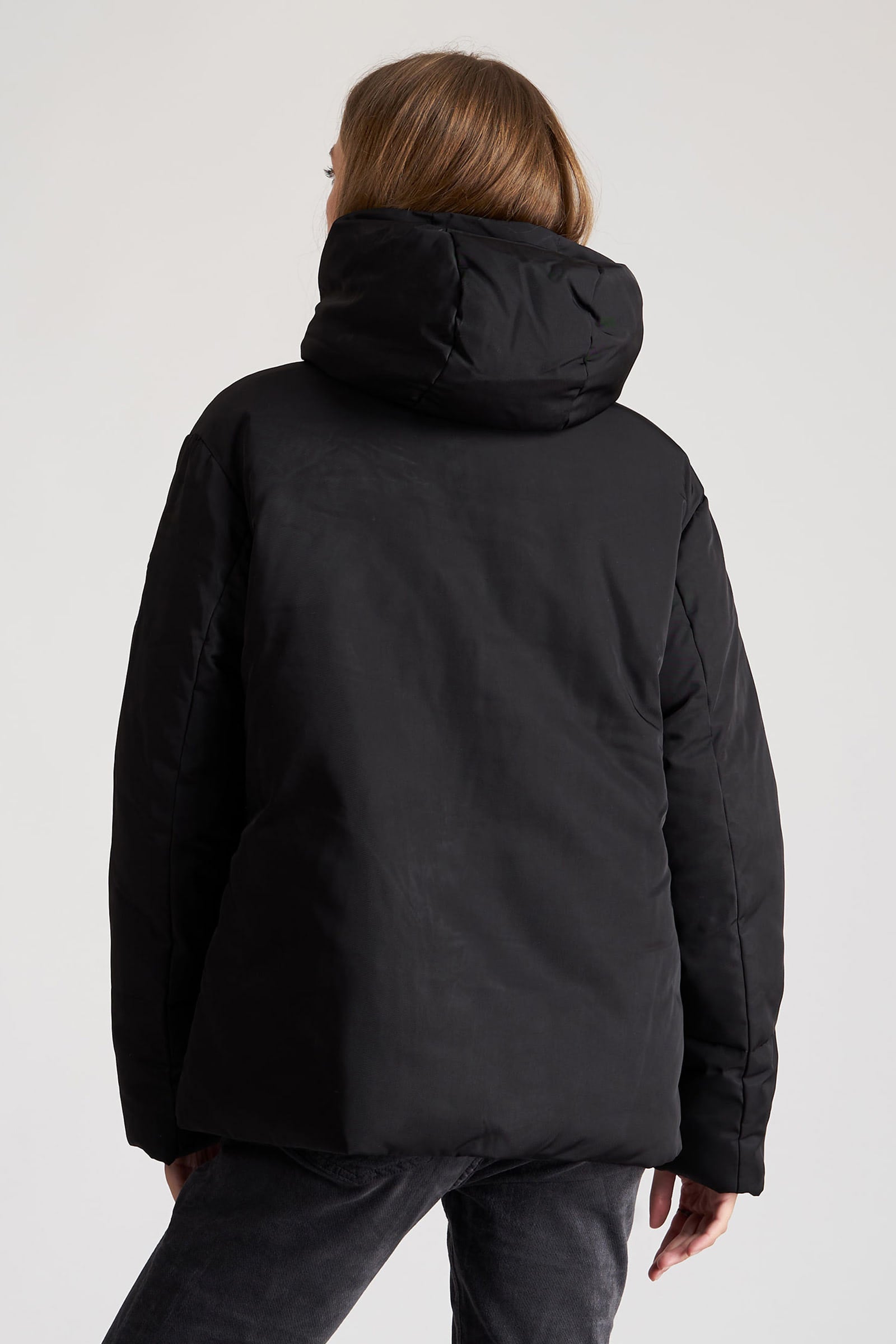 Regular-fit padded synthetic jacket