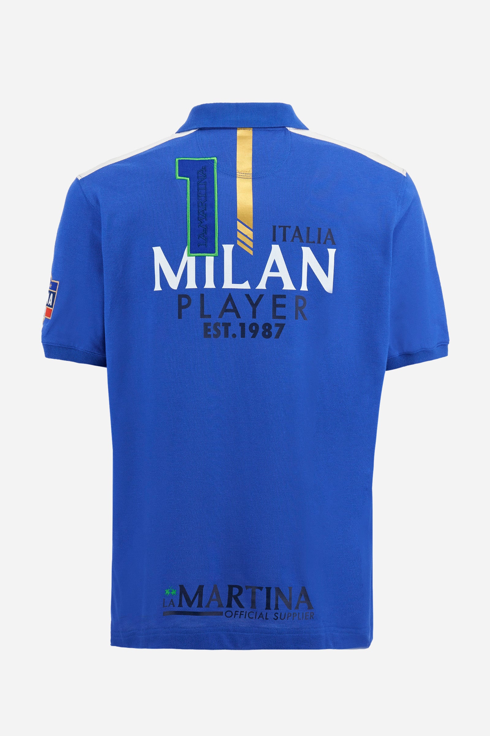 Regular-fit cotton polo shirt - Milan Summer Capsule