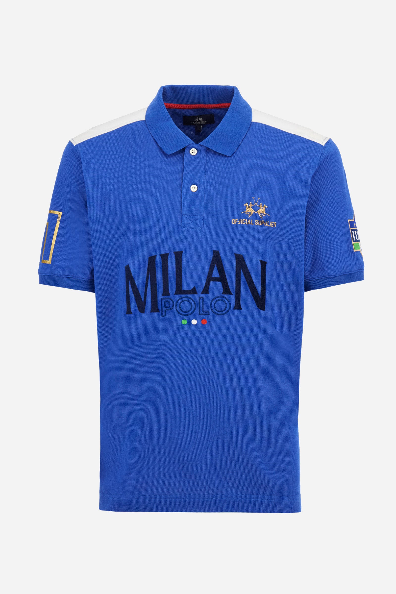 Regular-fit cotton polo shirt - Milan Summer Capsule