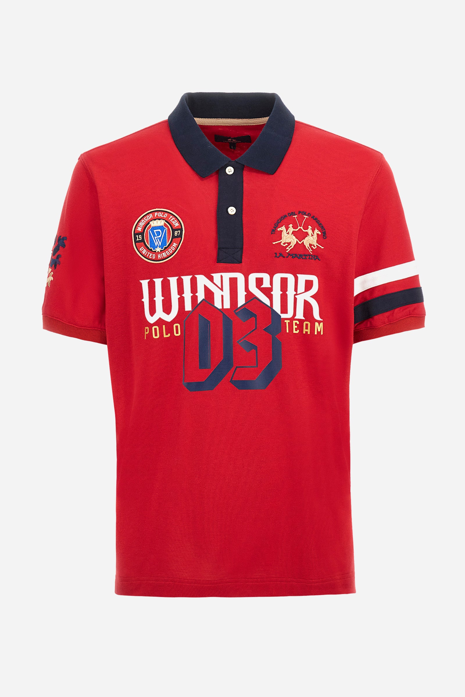 Regular-fit cotton polo shirt - Windsor Summer Capsule