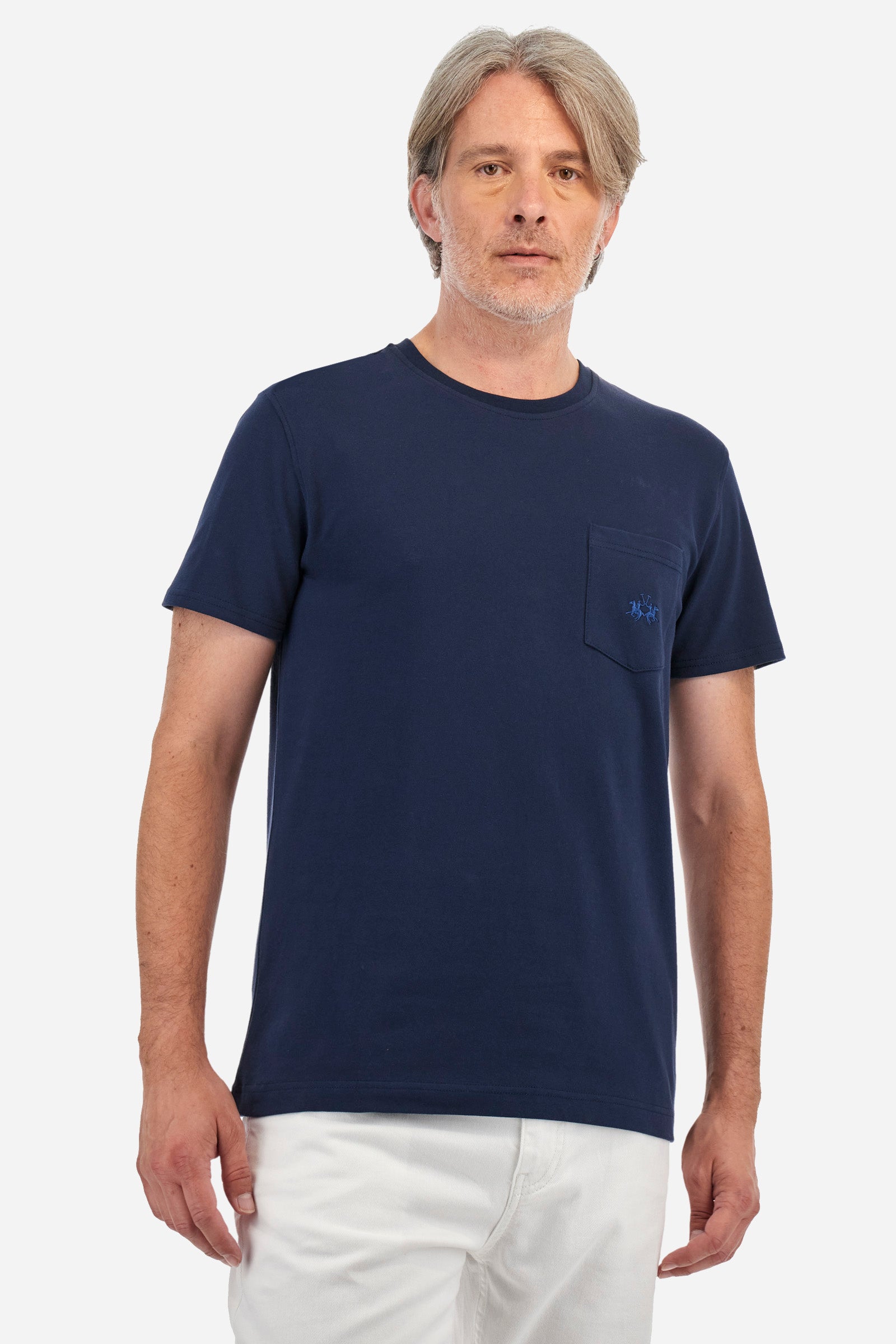 Regular-fit cotton T-shirt - Agustin