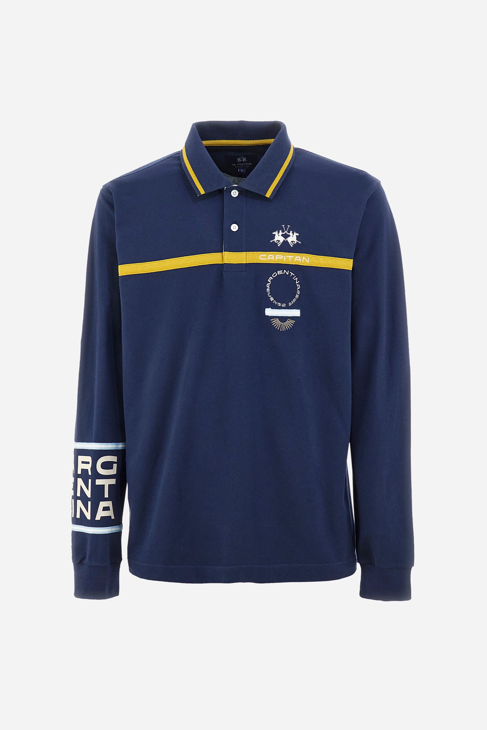 Regular-fit polo shirt in cotton - Zolten