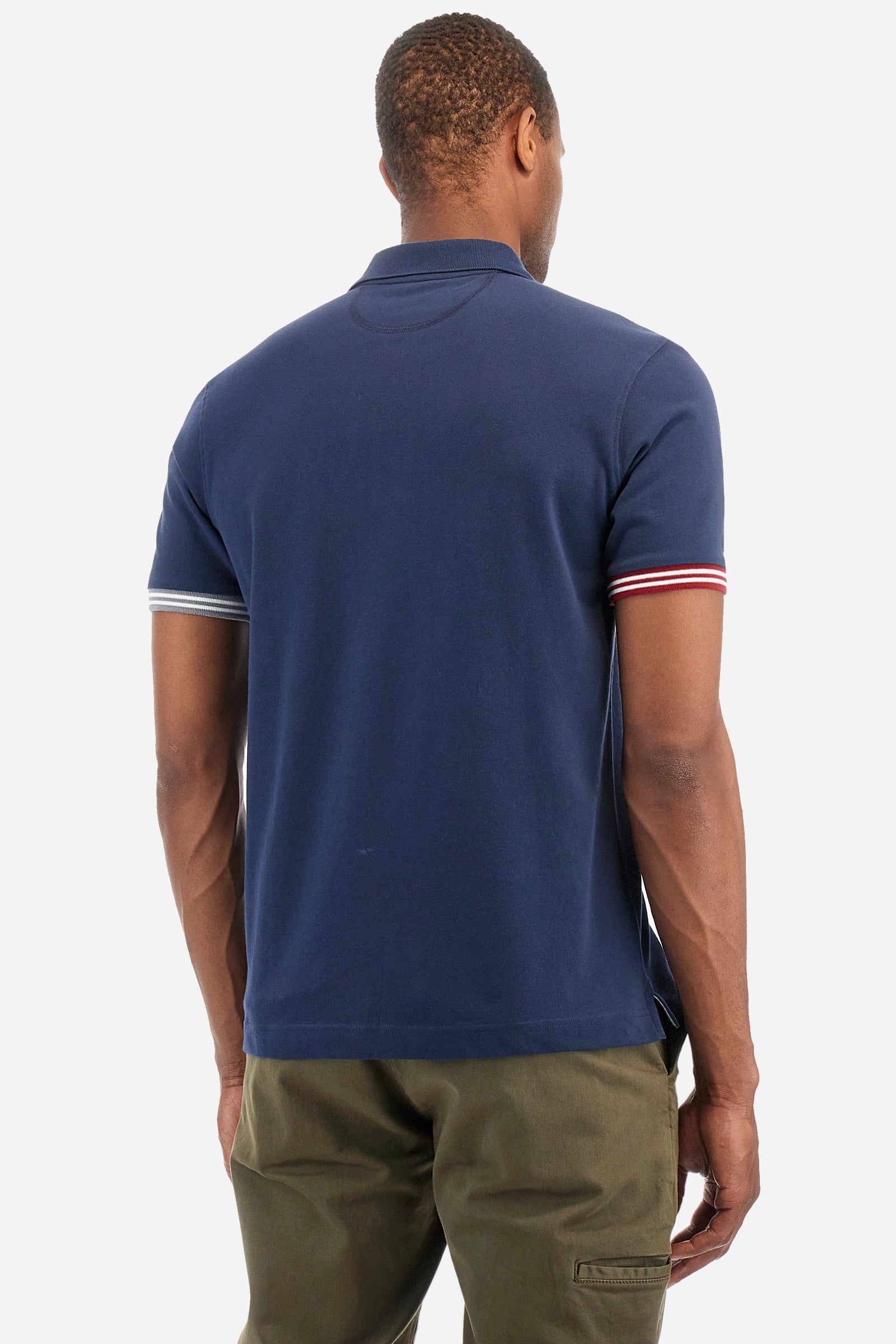 Polo regular fit in cotone elasticizzato - Zaccary