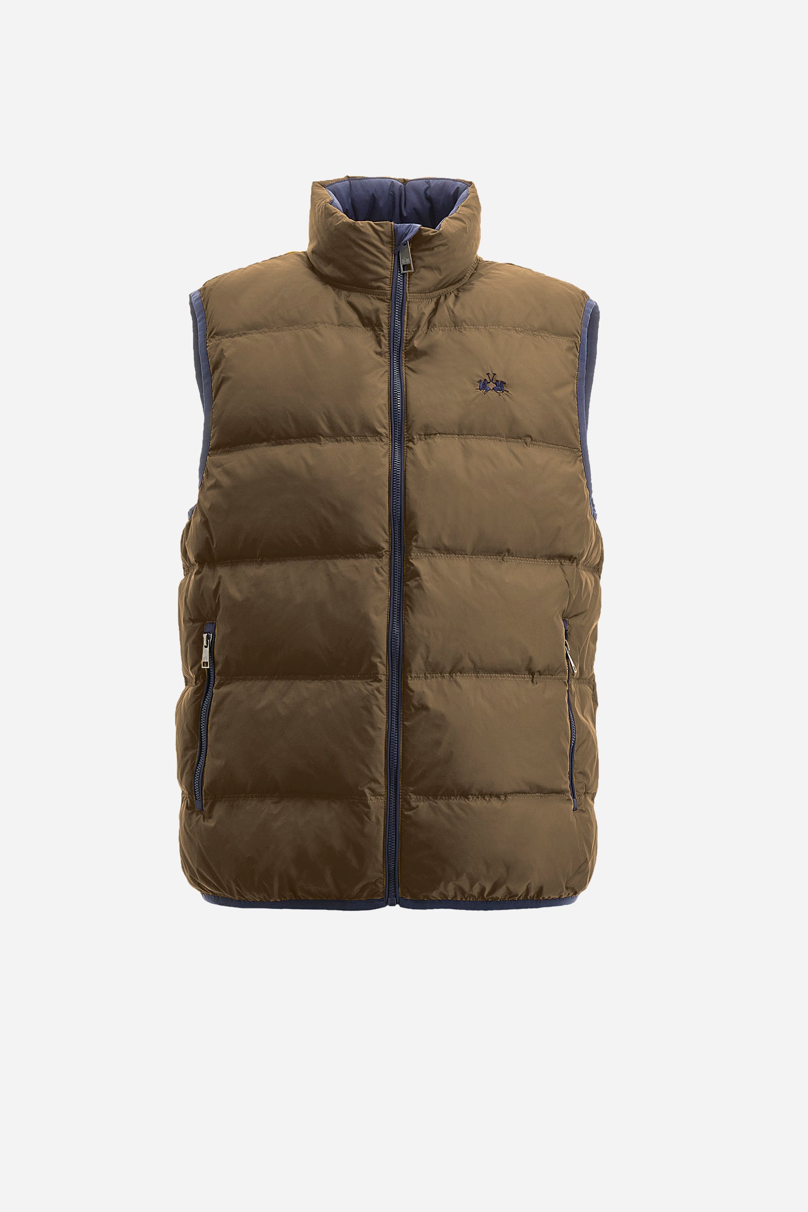 Gilet regular fit in tessuto sintetico - Zipactonal