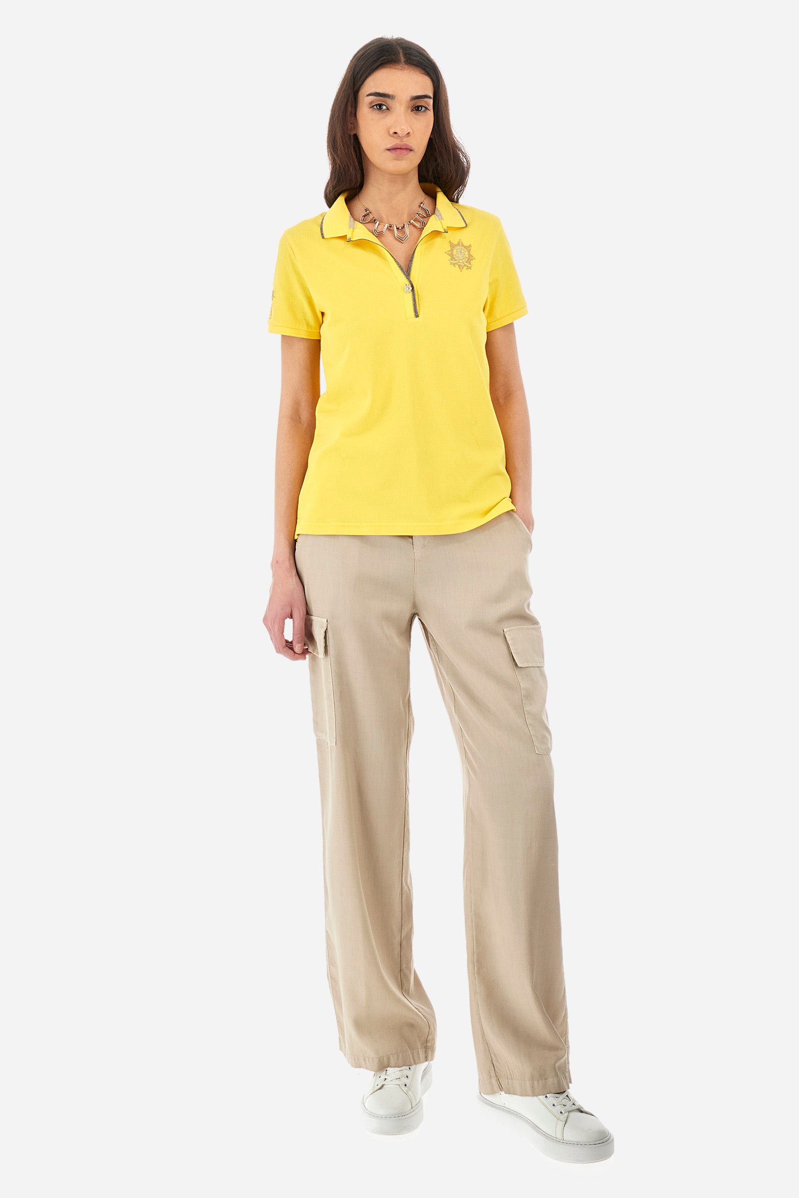 Regular-fit cargo trousers in an eco-friendly fabric - Yasmine