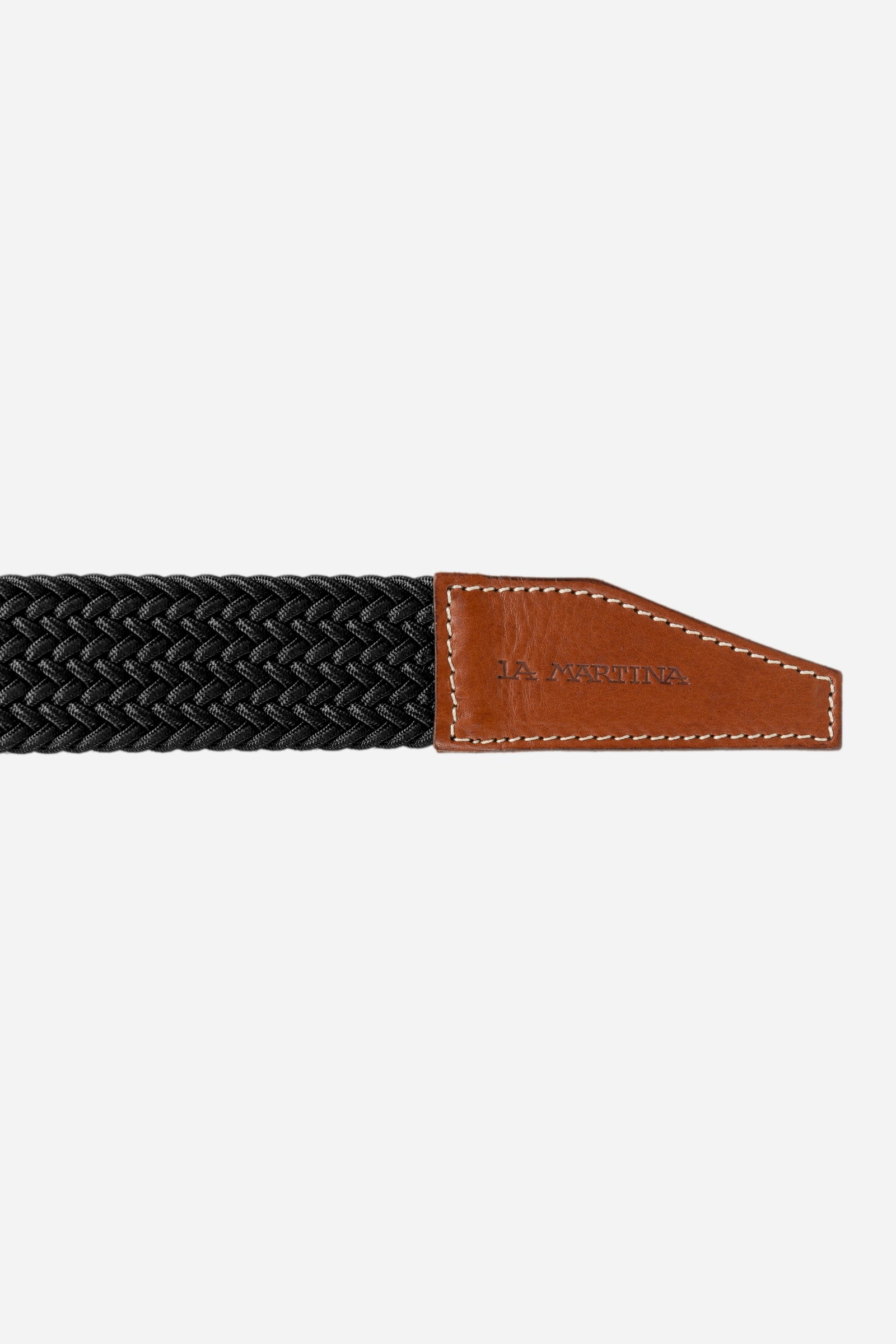 Men's belt in cotton and viscose