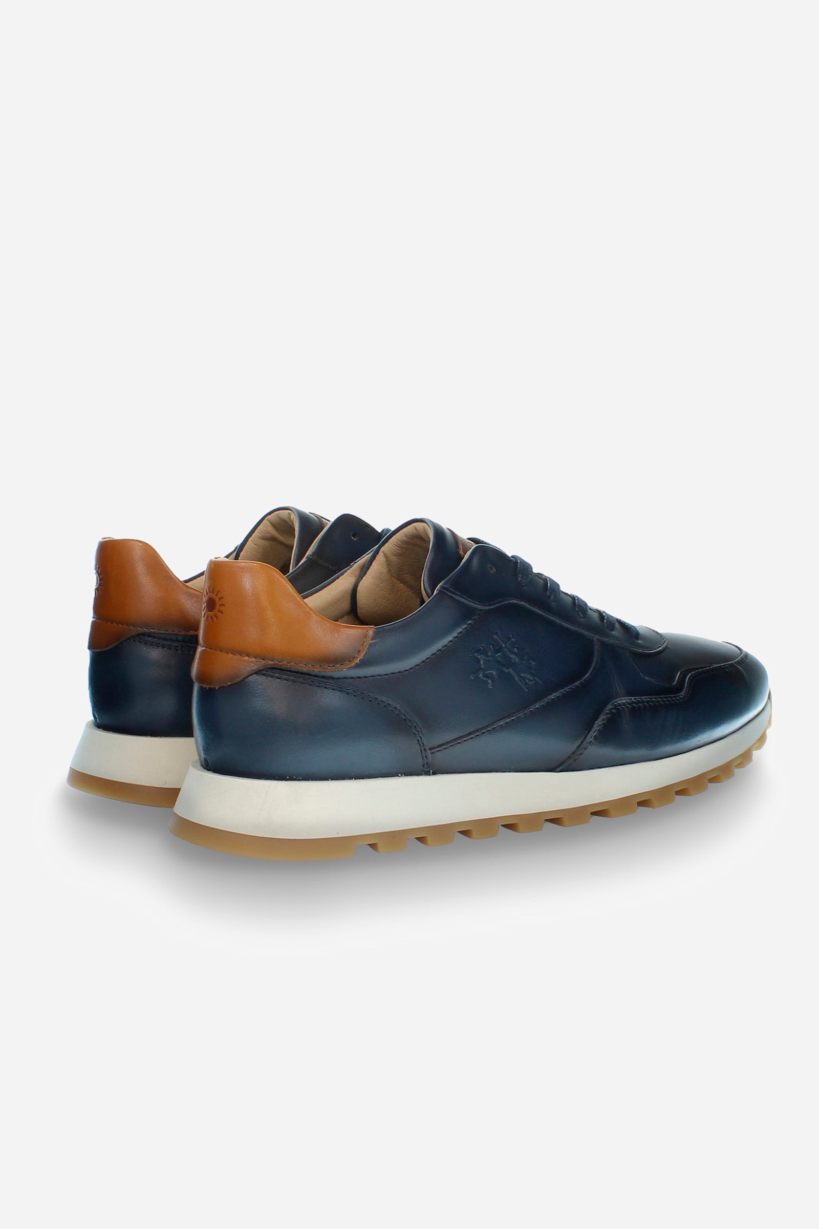 Men’s sneaker in soft buttero calfskin