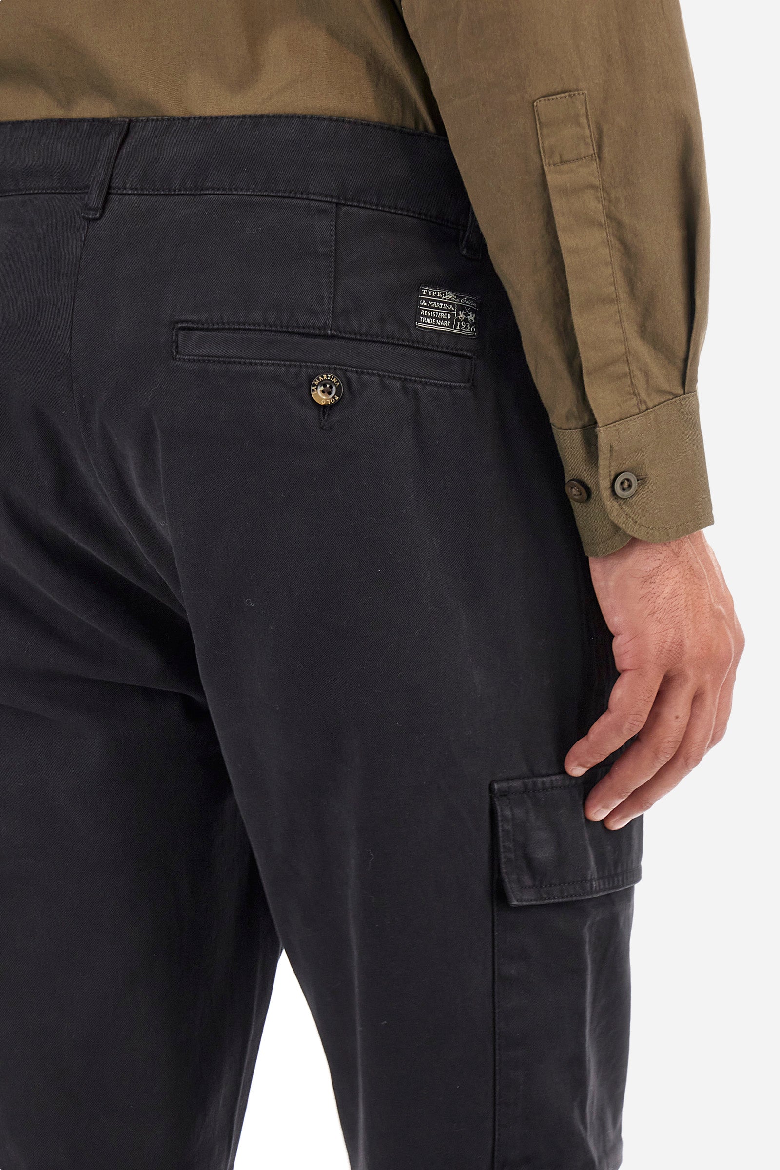 Pantalone cargo regular fit in cotone - Zetto