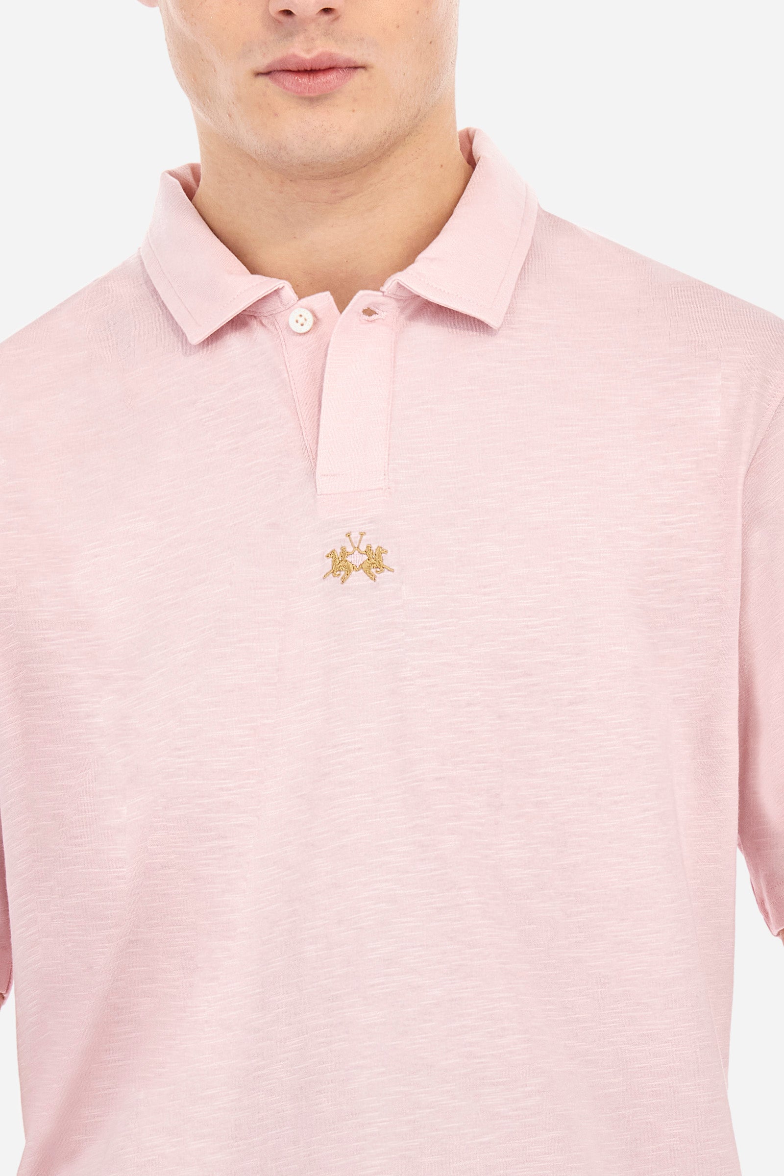 Regular-fit polo shirt in cotton - Yoojoon