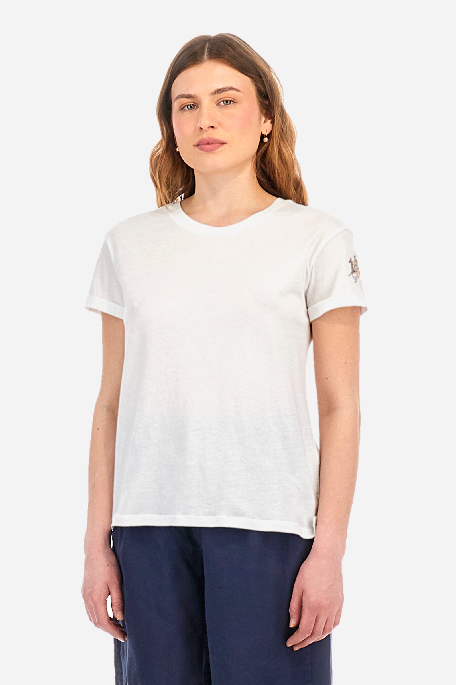 T-shirt coupe classique en coton - Alba