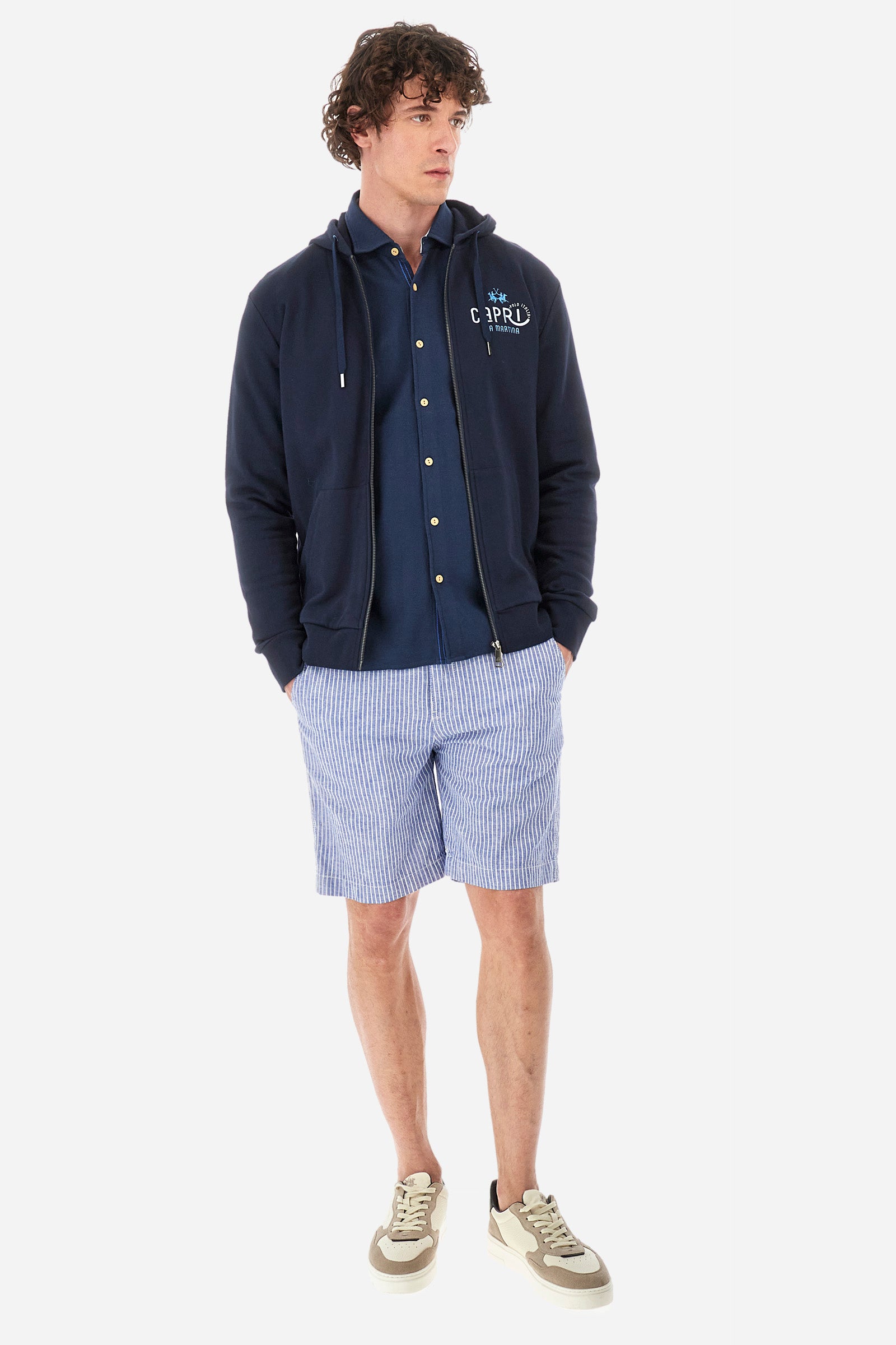 Bermuda chino regular fit in cotone - Young