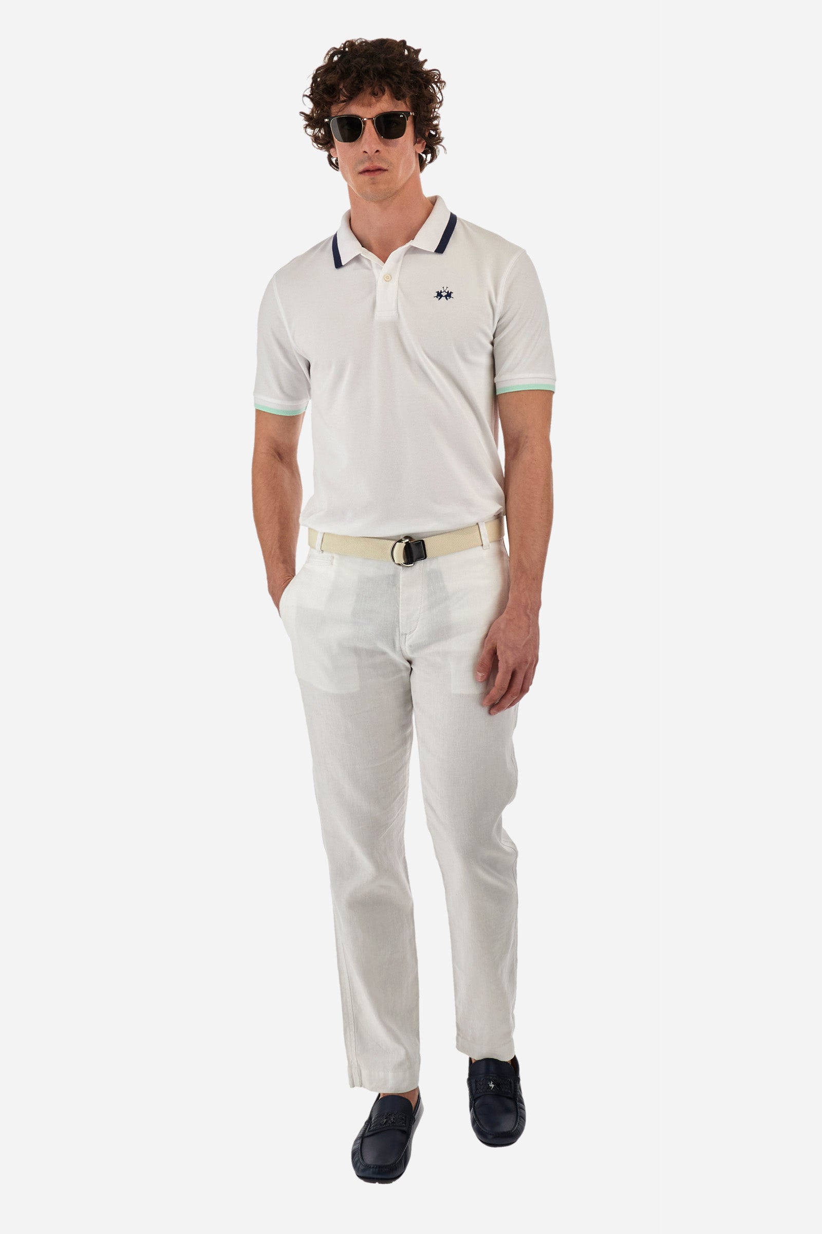 Polo coupe slim en coton stretch - Russell