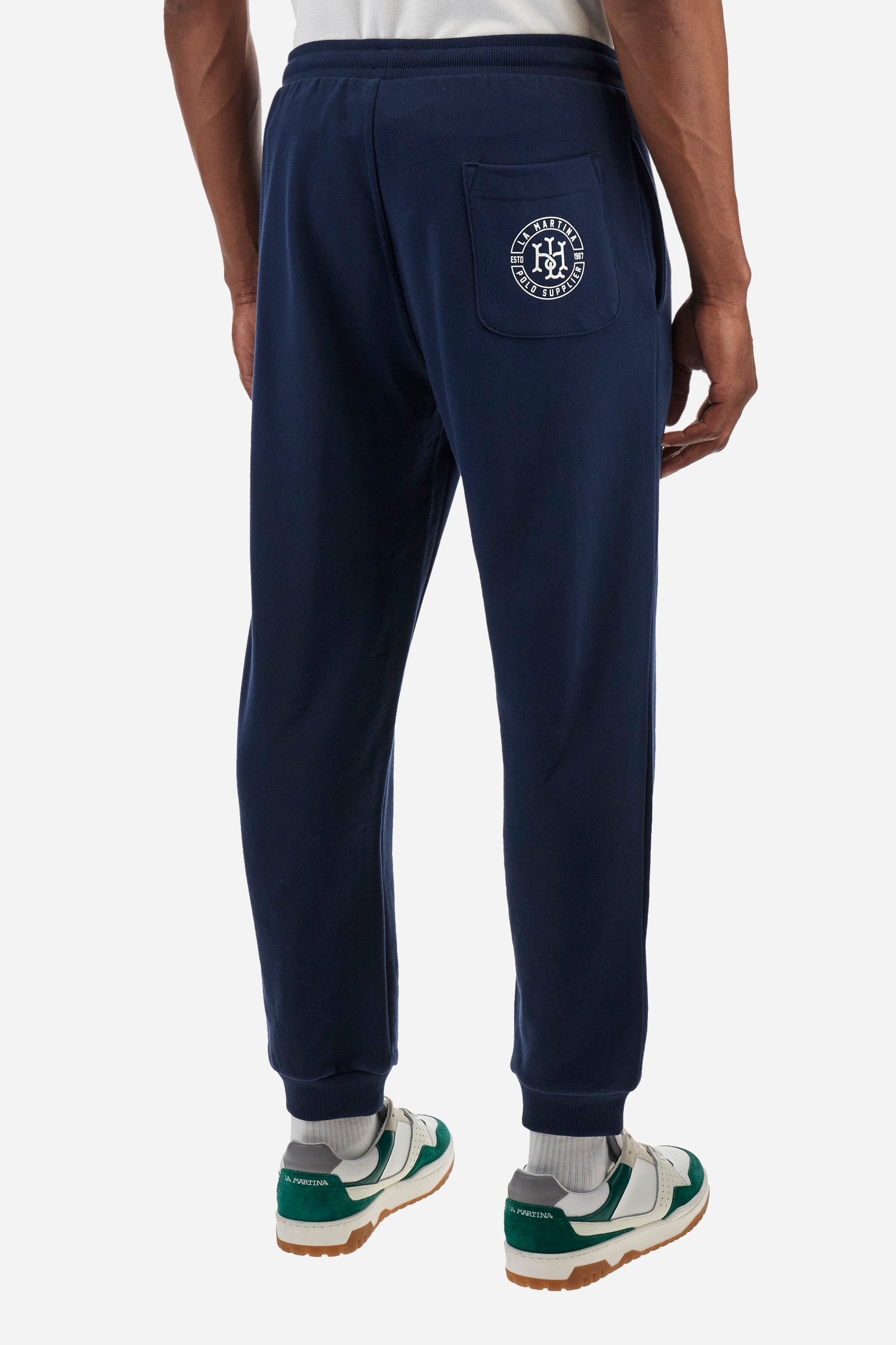 Regular fit cotton jogging bottoms - Zaire