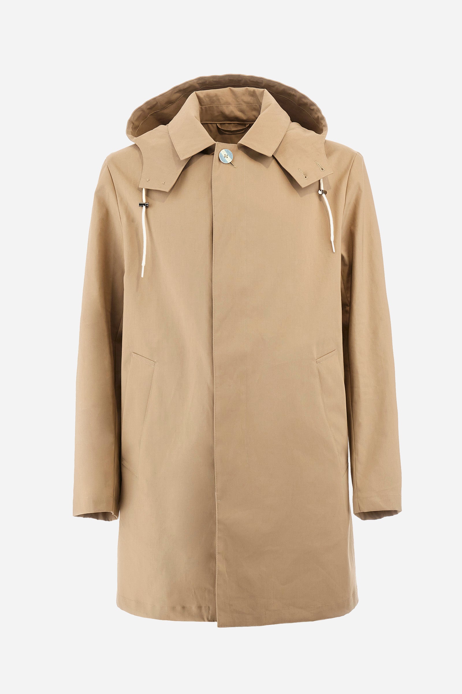 Regular fit cotton trench coat - Zahir