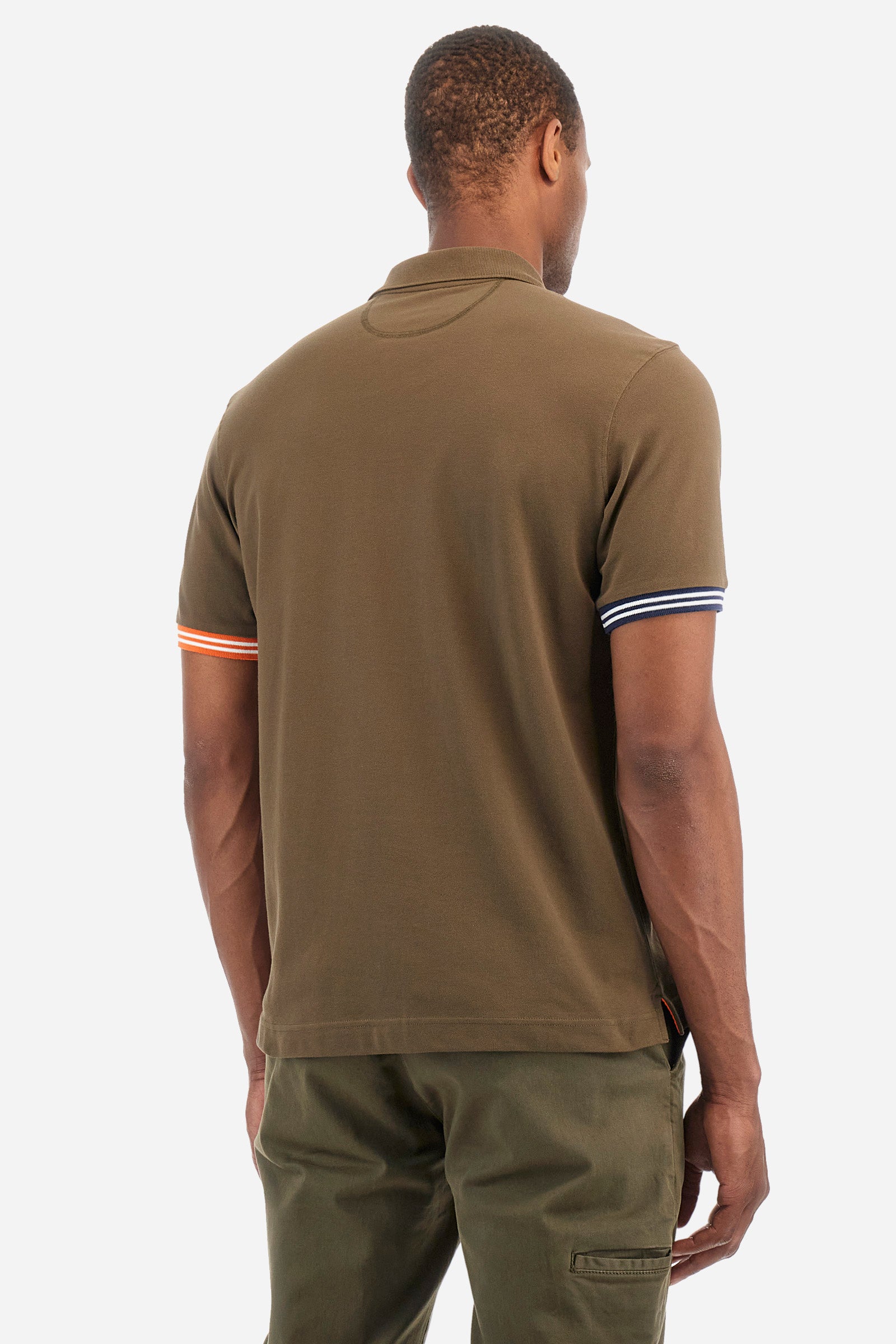 Polo regular fit in cotone elasticizzato - Zaccary