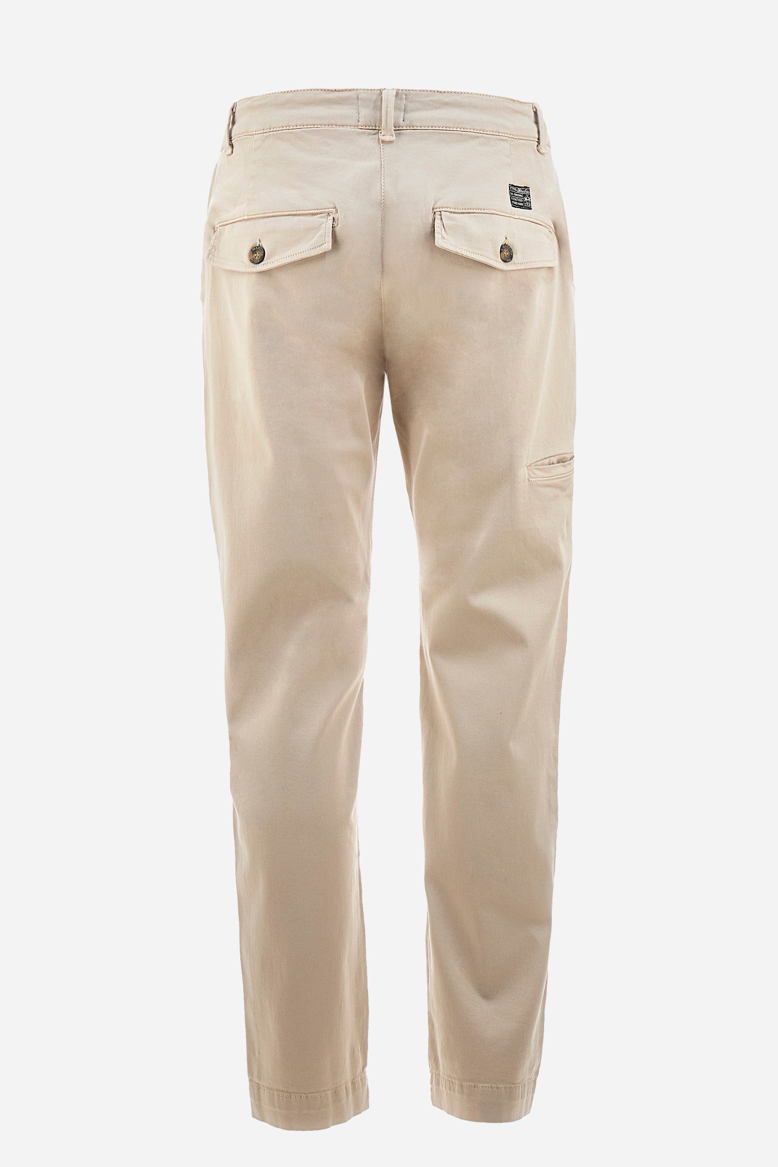 Regular fit stretch cotton chinos - Zivon