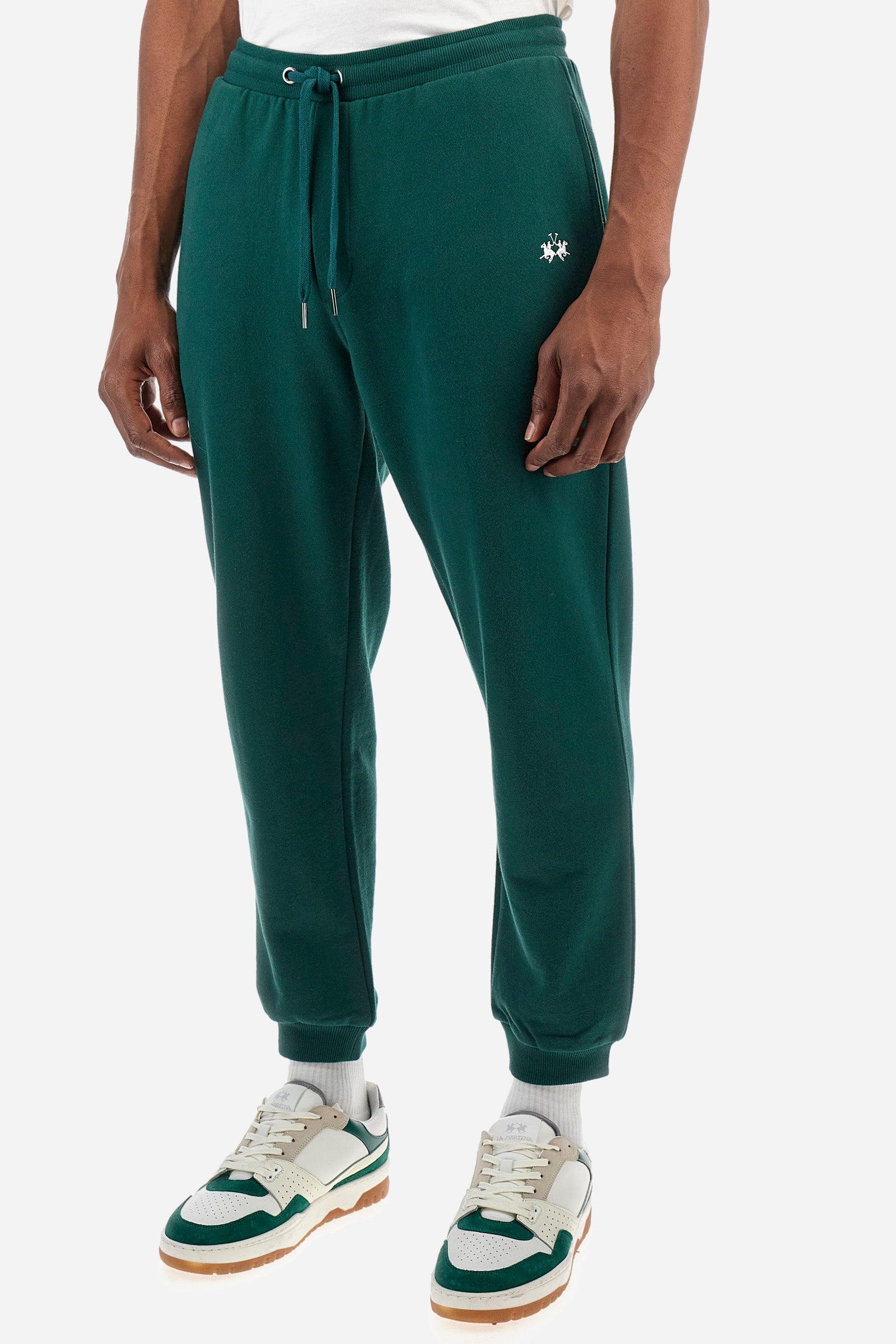 Regular fit cotton jogging bottoms - Zaire