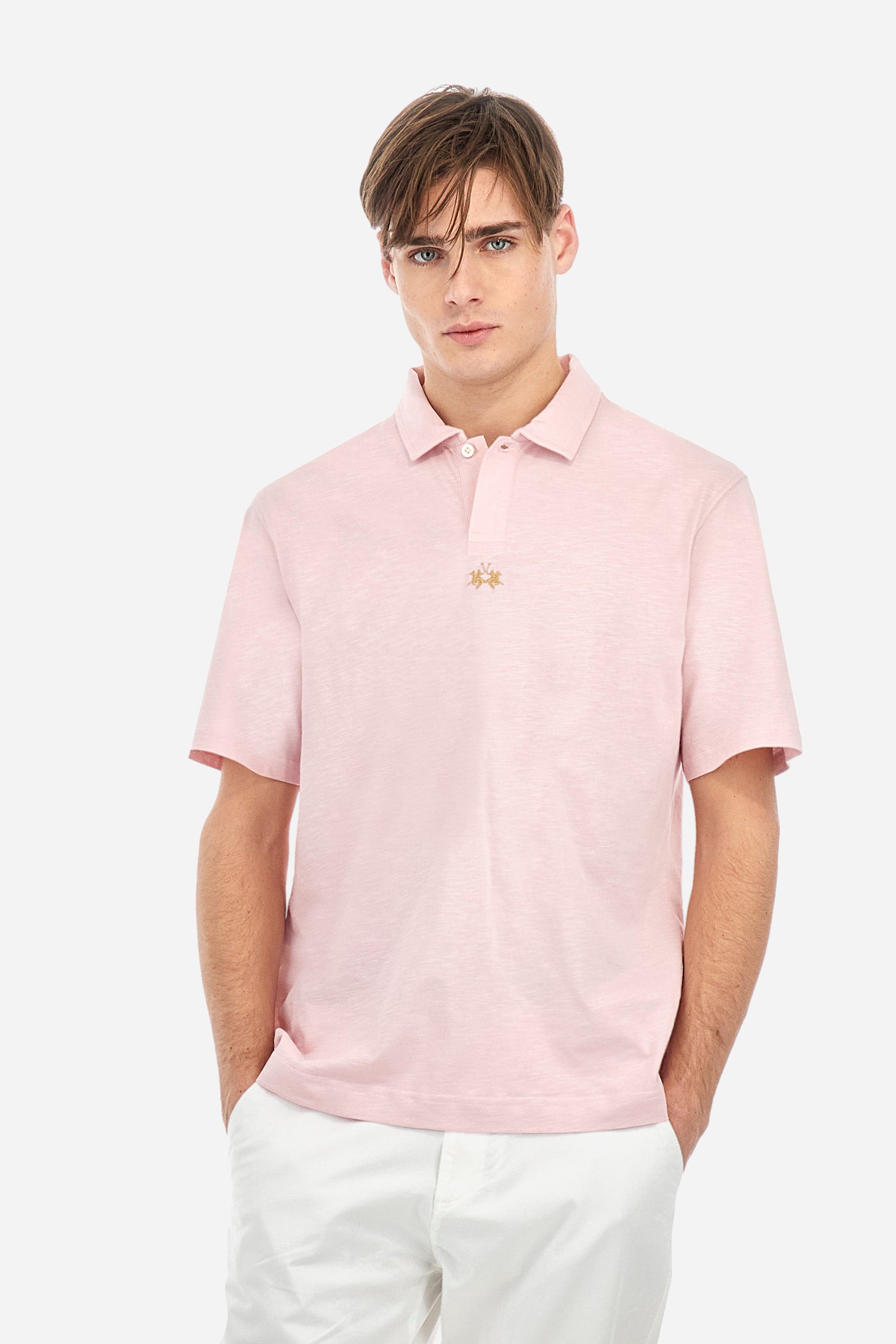 Poloshirt aus Baumwolle, Regular Fit – Yoojoon