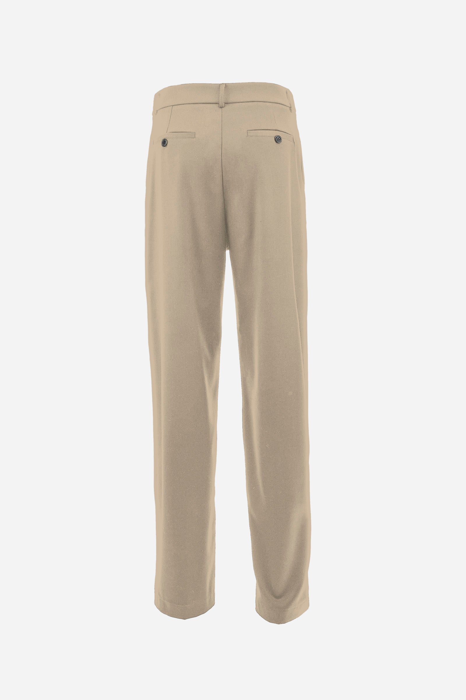 Classic regular fit trousers in synthetic fabric - Zelina