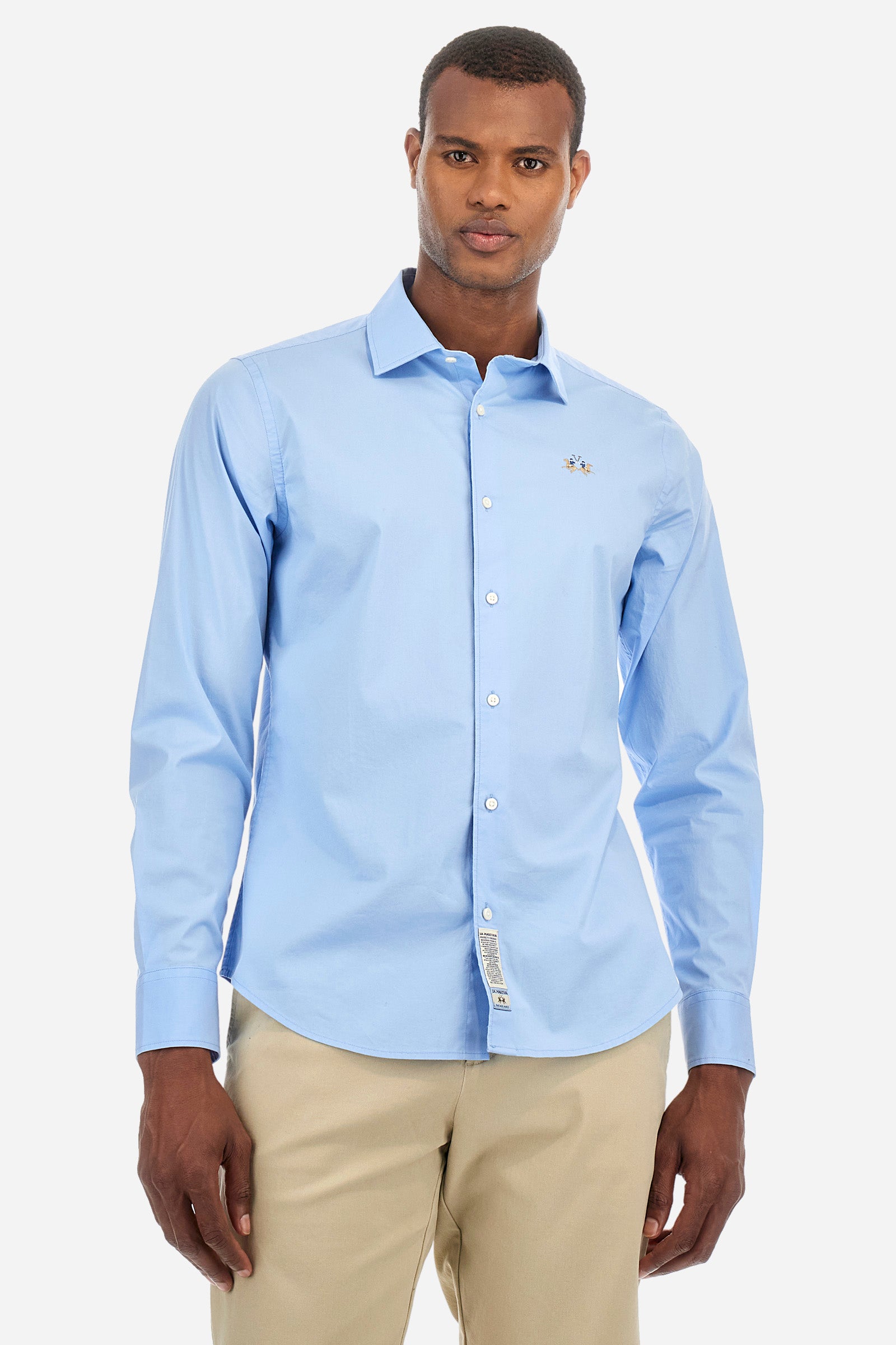 Slim fit stretch cotton shirt - Garrik