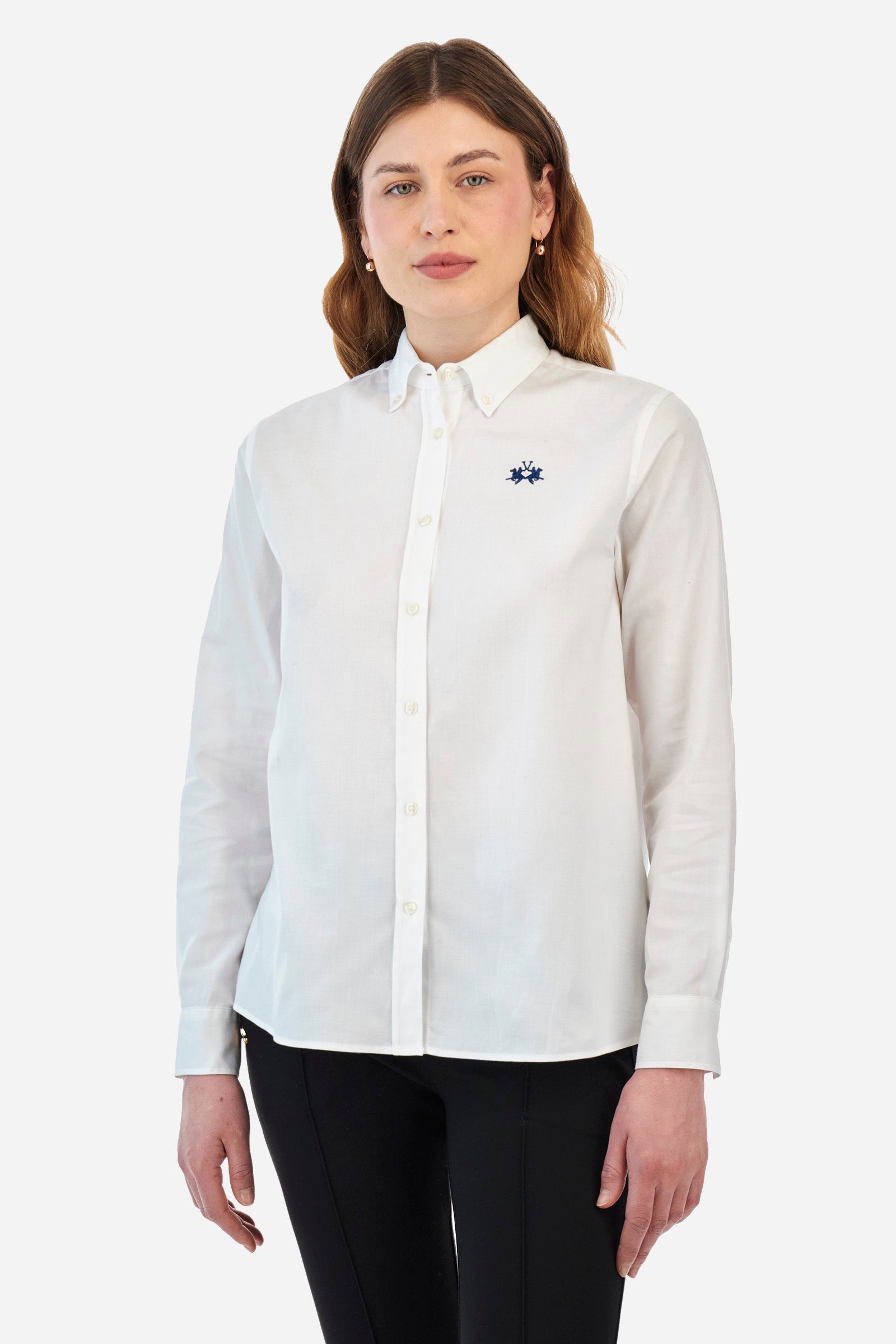 Chemise coupe classique en coton oxford - Zabrina