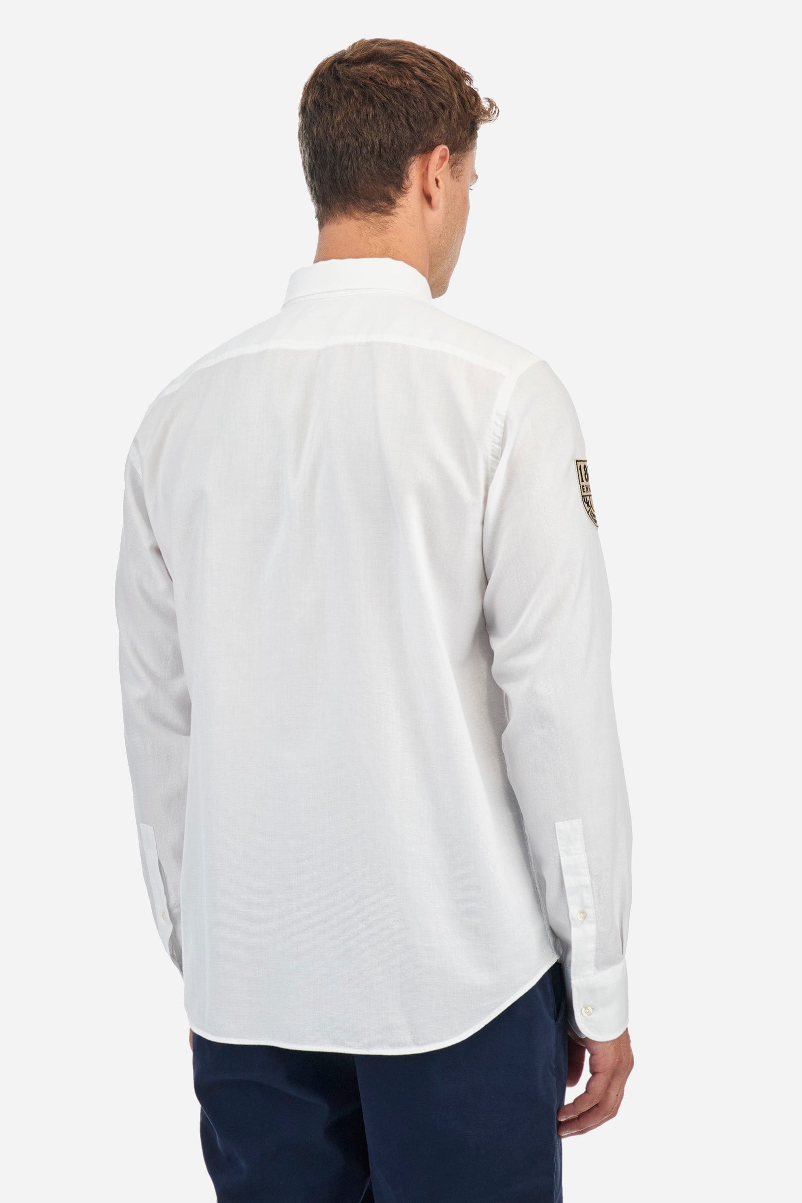 Regular fit stretch cotton shirt - Zackariah