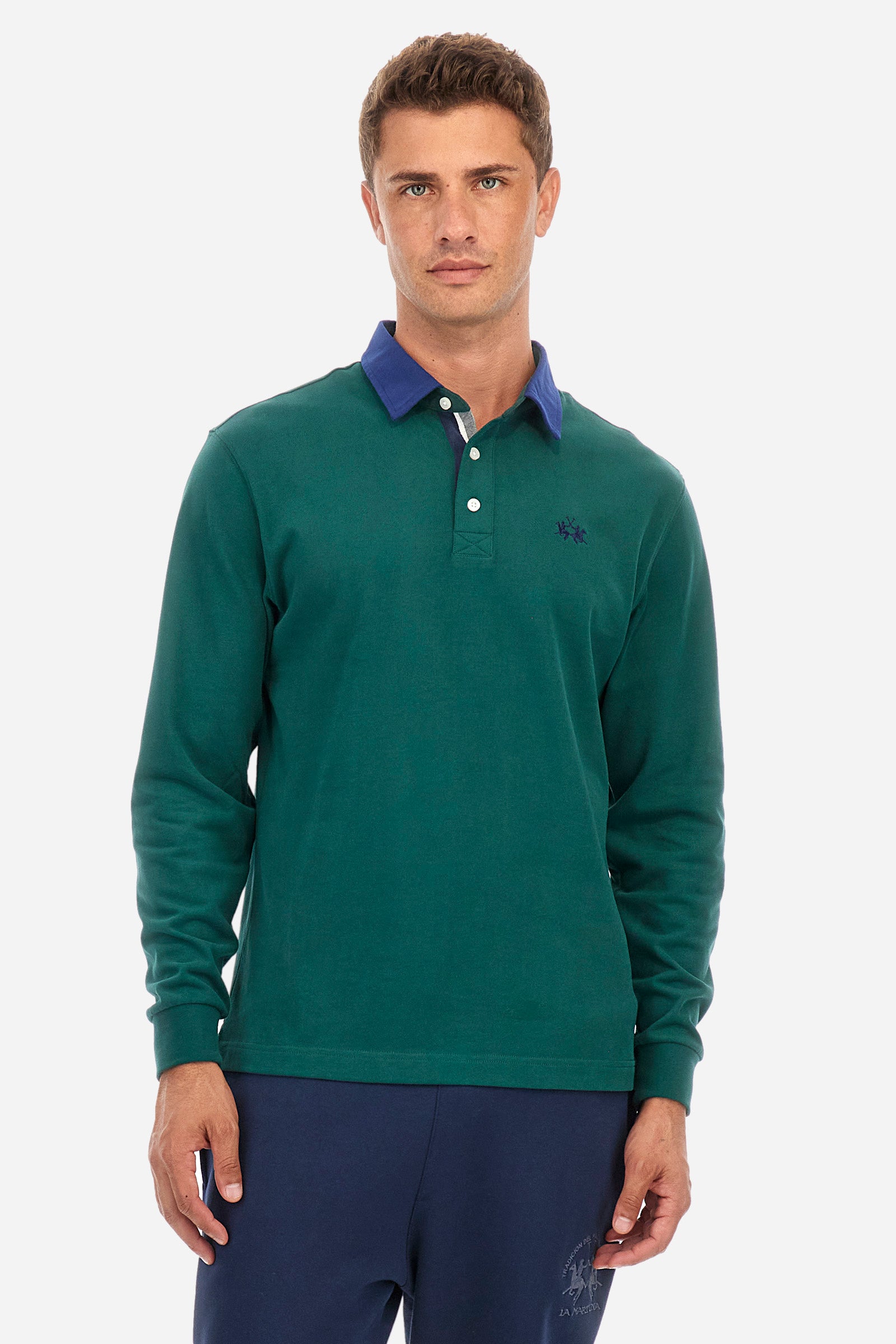 Regular-fit polo shirt in cotton - Ruggero