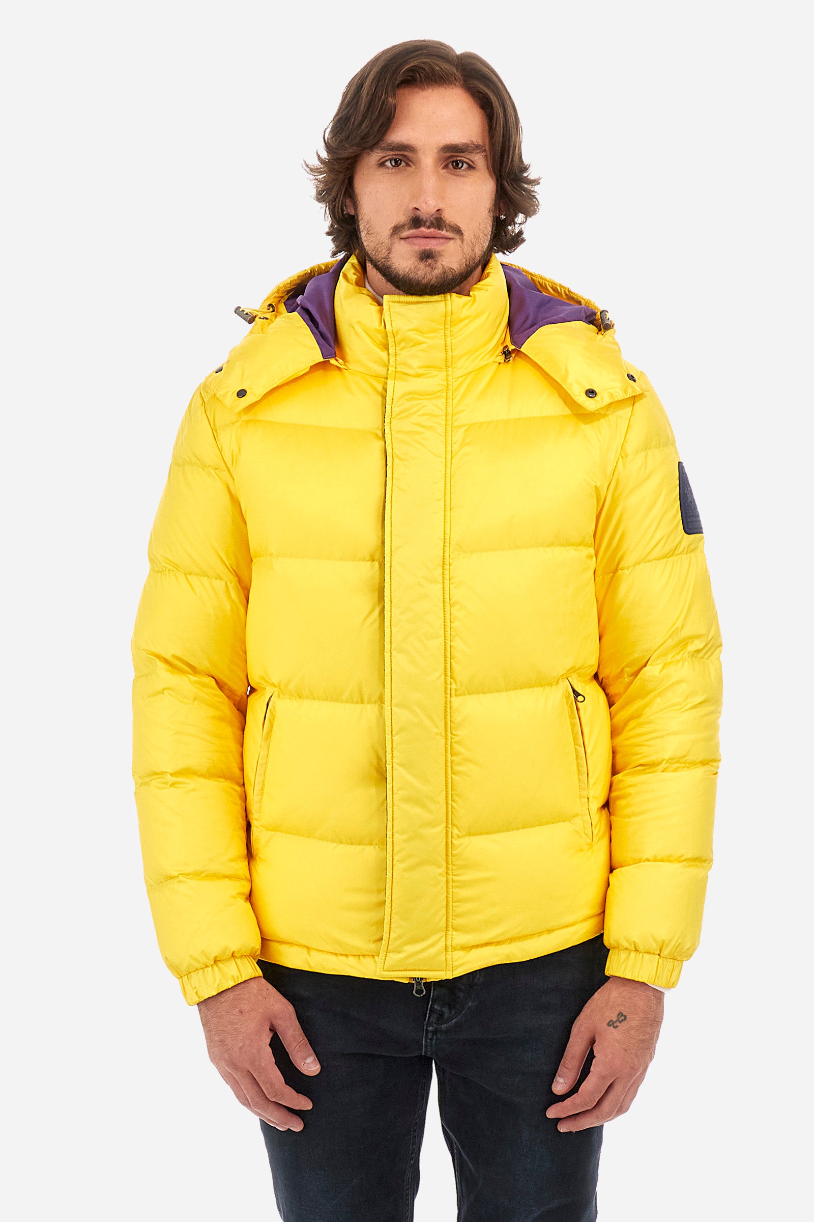 Man down jacket in regular fit - Whit