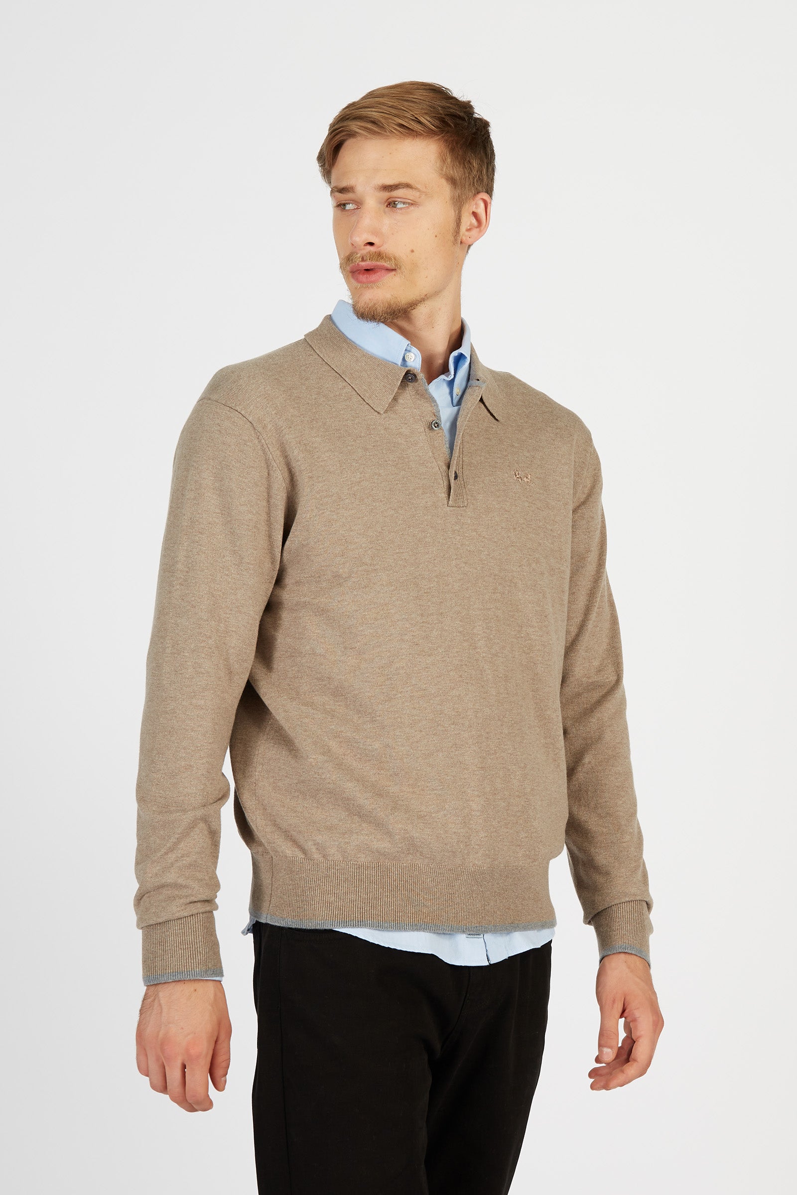 Men’s Blue Ribbon sweater in regular fit cashmere blend