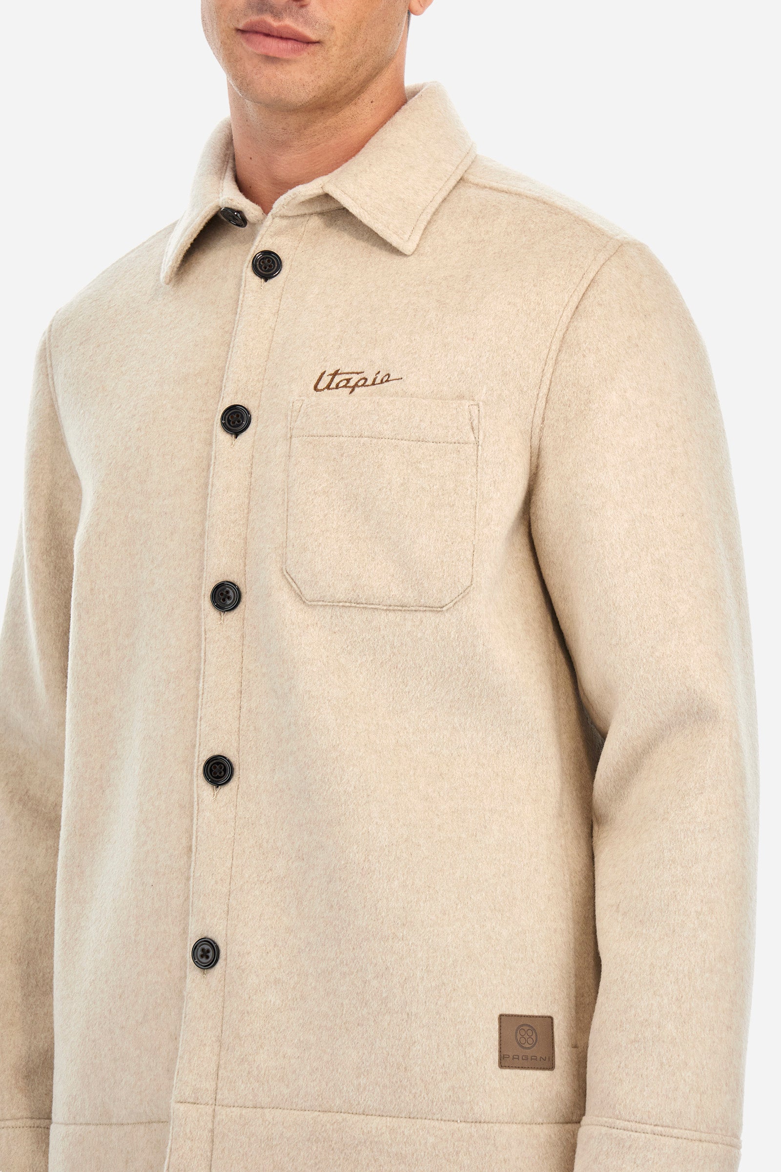 Regular-fit Pagani jacket in wool and cashmere - Zalman