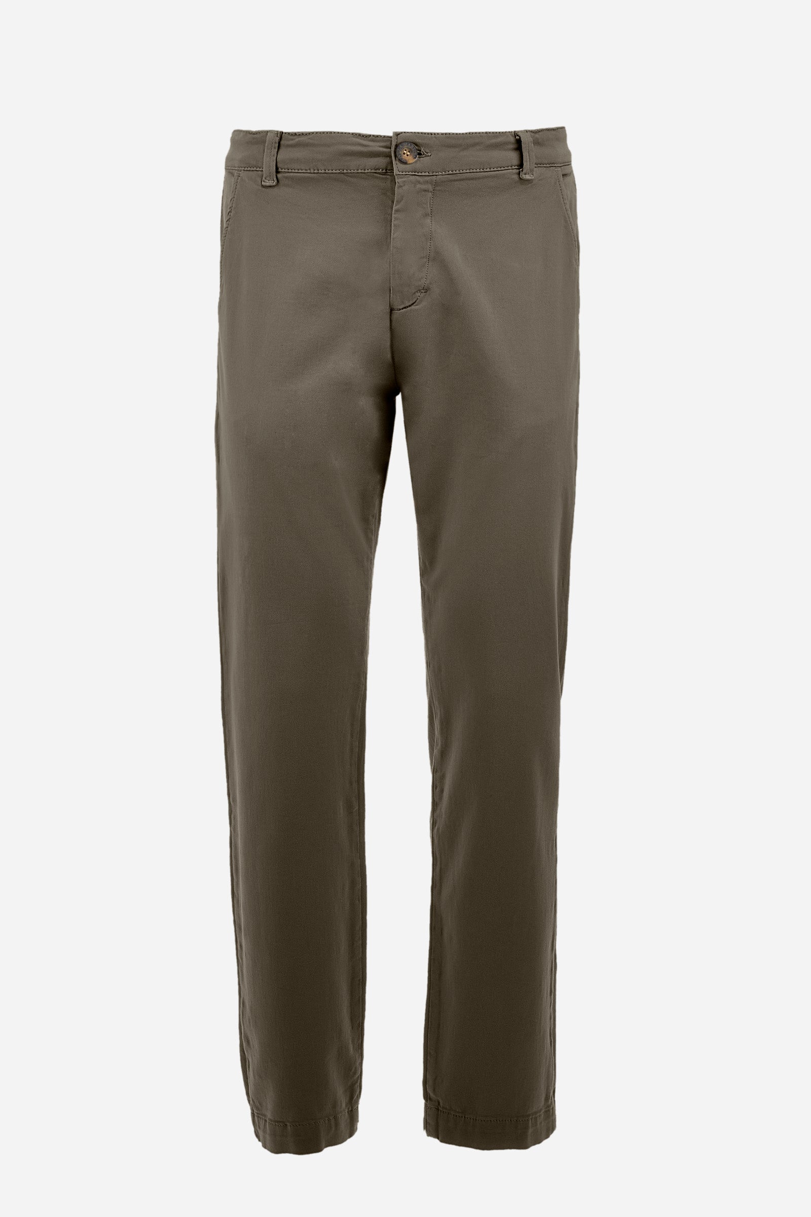 Pantalon chino en coton stretch avec coupe classique - Zivon