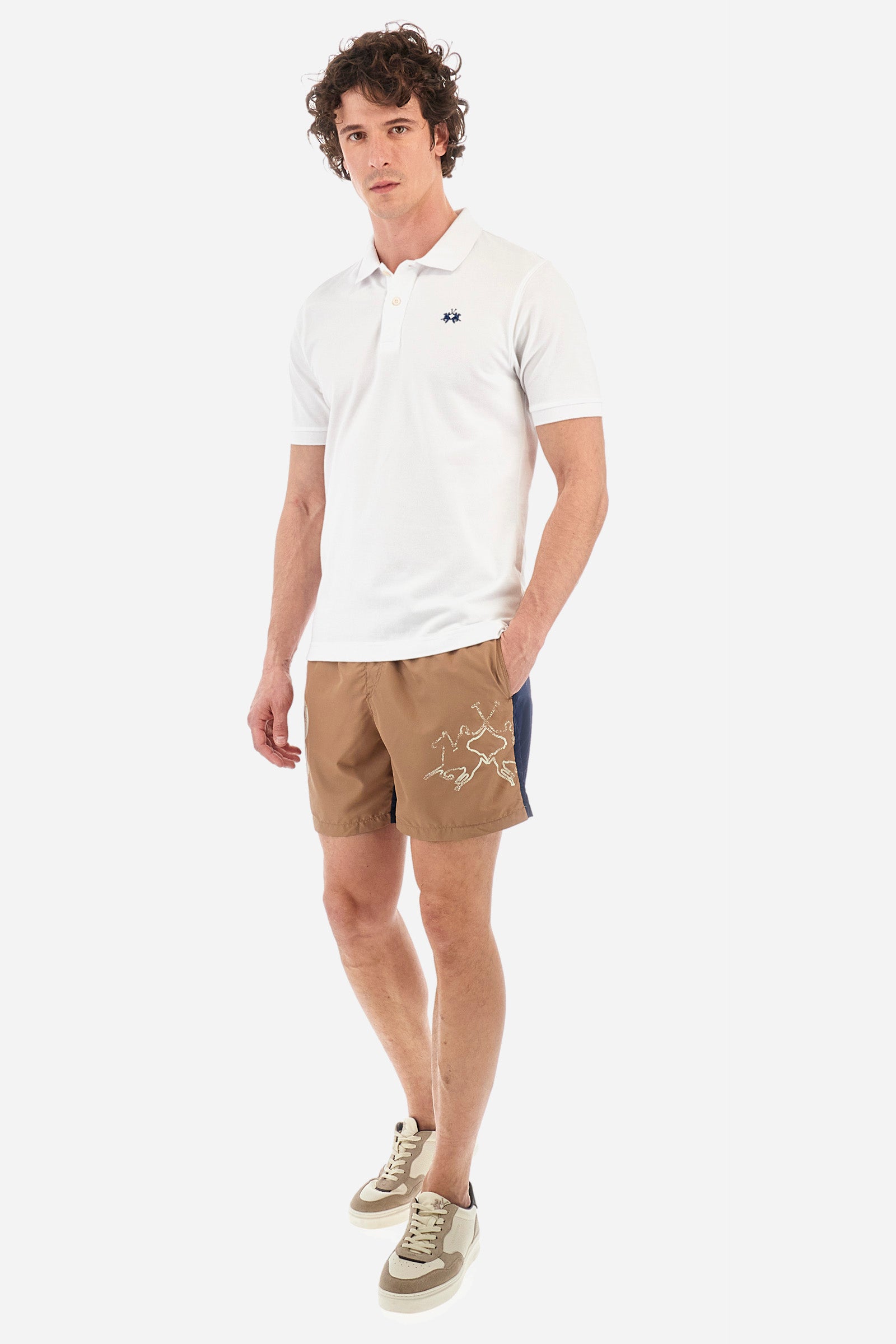 Poloshirt aus Stretch-Baumwolle Regular Fit – Ray