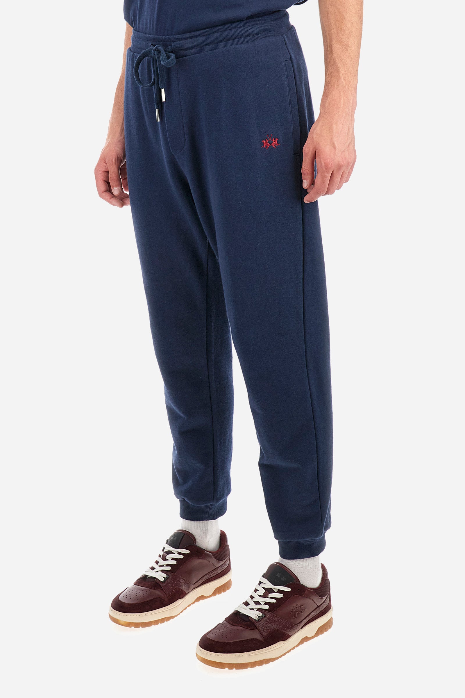 Pantalone jogging regular fit in cotone - Zakai