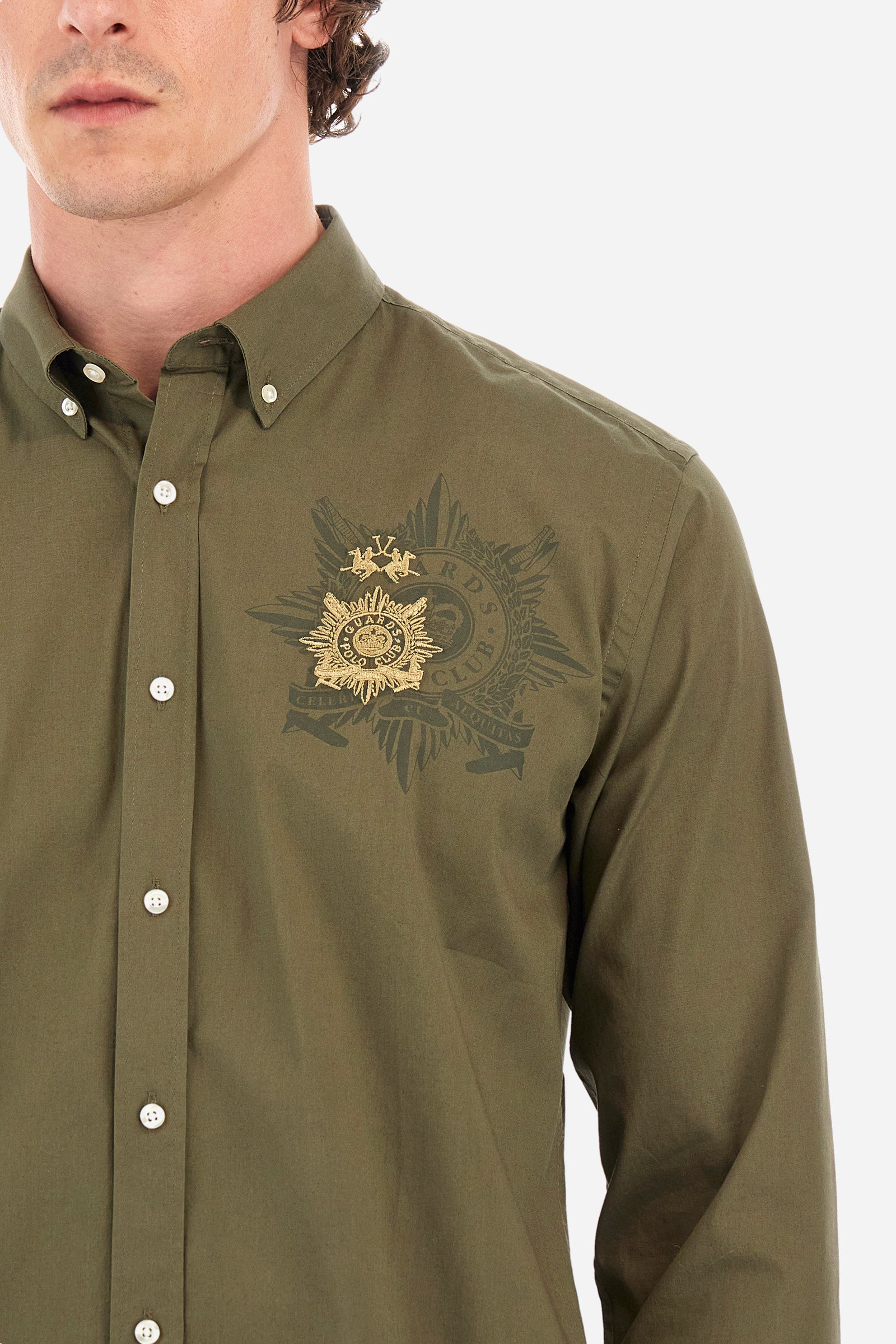 Guards shirt in elasticated cotton - Rodolfo